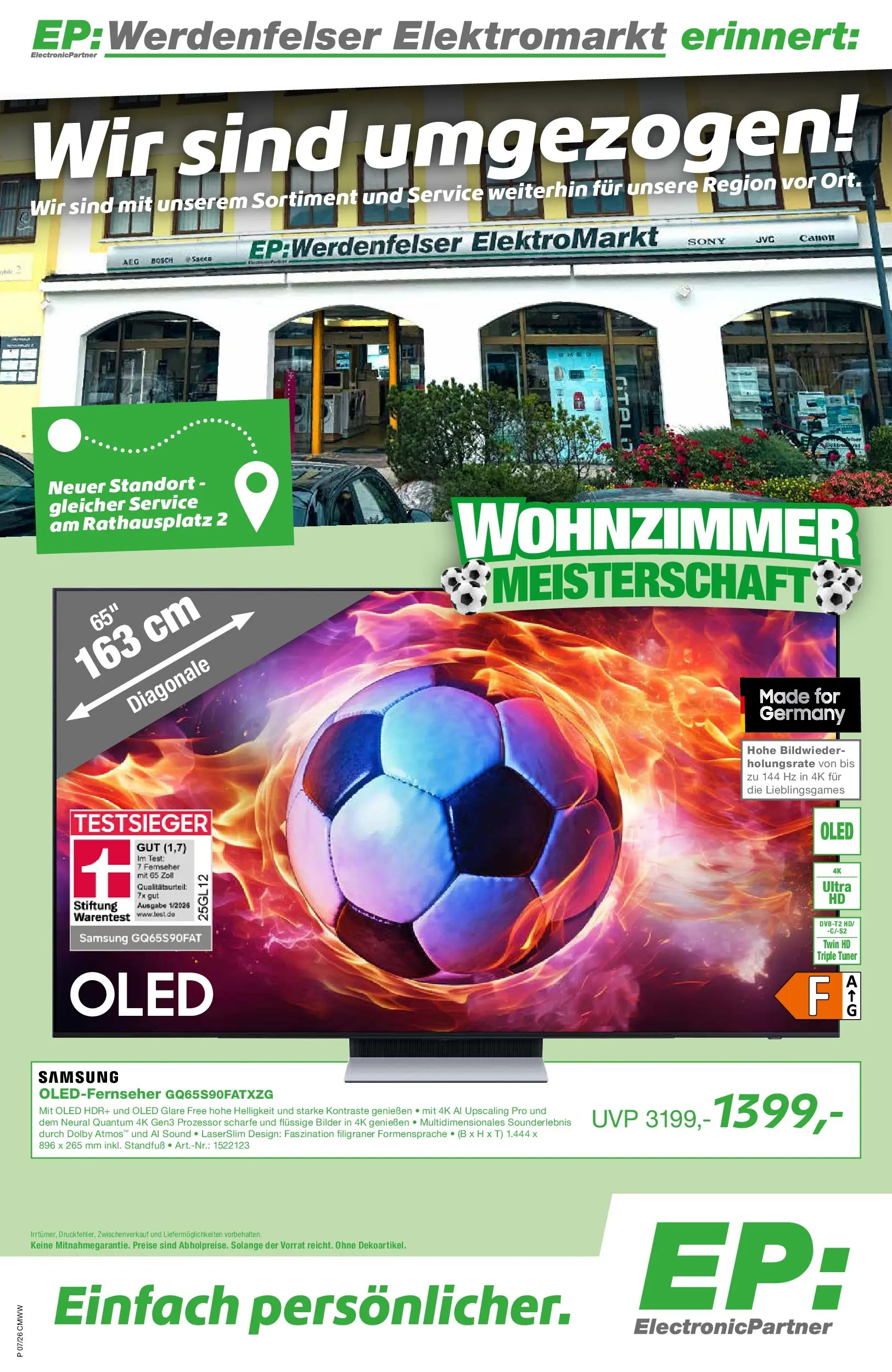 Angebote - EP:ElectronicPartner: Entdecke aktuelle Angebote (ab 25.06.2026) zum Blättern | Seite: 1 | Produkte: Bosch, Sony, AEG, Bilder