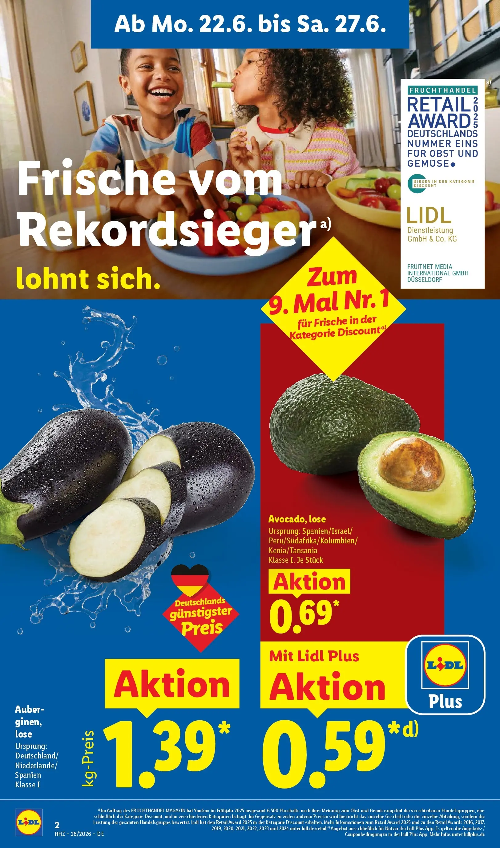 Lidl Prospekt Zülpich (ab 22.06.2026) » Angebote online | Seite: 2 Lidl Prospekt Zülpich (ab 22.06.2026) zum Blättern » Angebote | Seite: 2