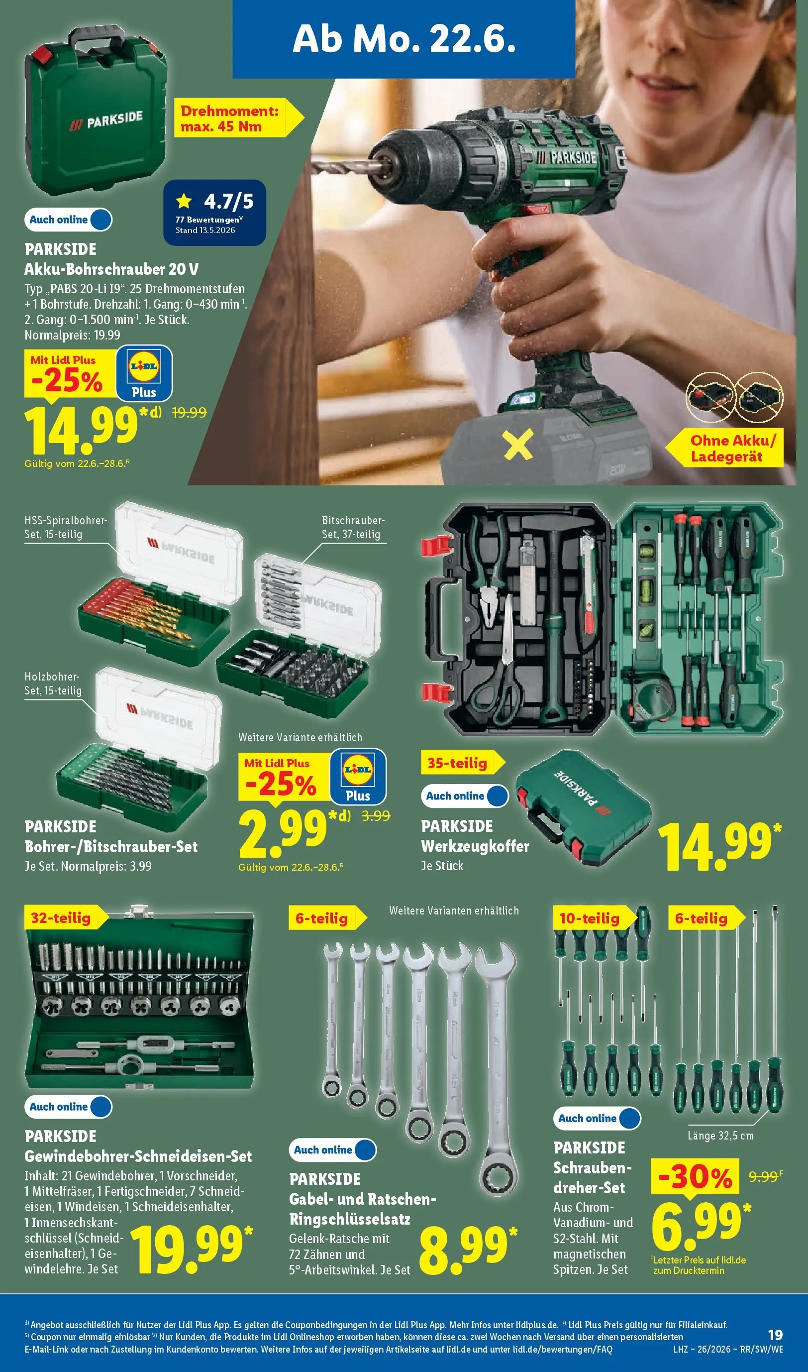 Lidl Prospekt Zülpich (ab 22.06.2026) » Angebote online | Seite: 39 Lidl Prospekt Zülpich (ab 22.06.2026) zum Blättern » Angebote | Seite: 39