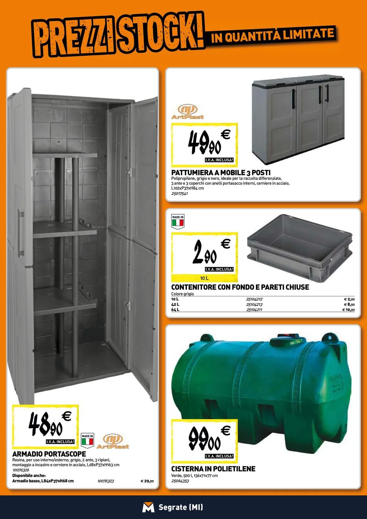 Nuovo TECNOMAT - Straordinari prezzi stock! dal 24/06/2026 > offerte anteprima 🛍️ | Pagina: 15