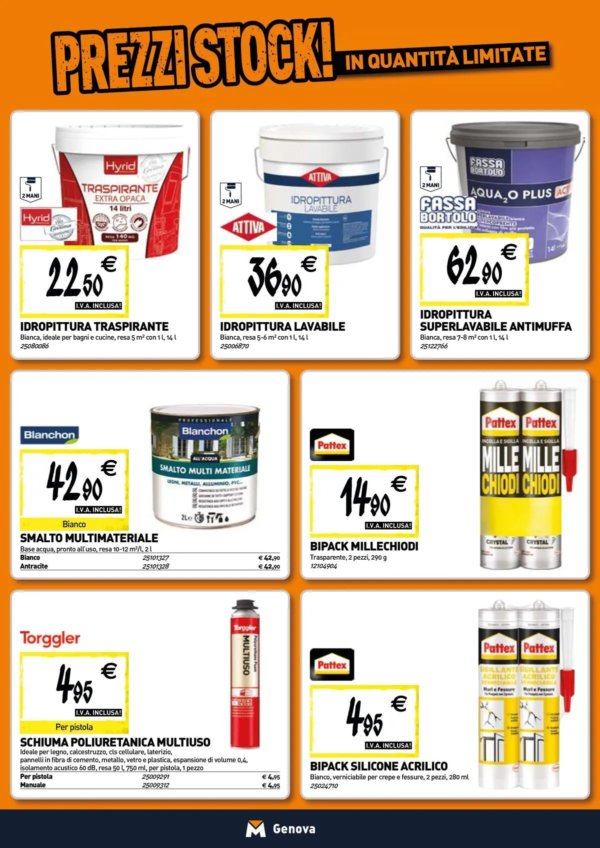Nuovo TECNOMAT - Straordinari prezzi stock! dal 24/06/2026 > offerte anteprima 🛍️ | Pagina: 12 | Prodotti: Chiodi, Silicone