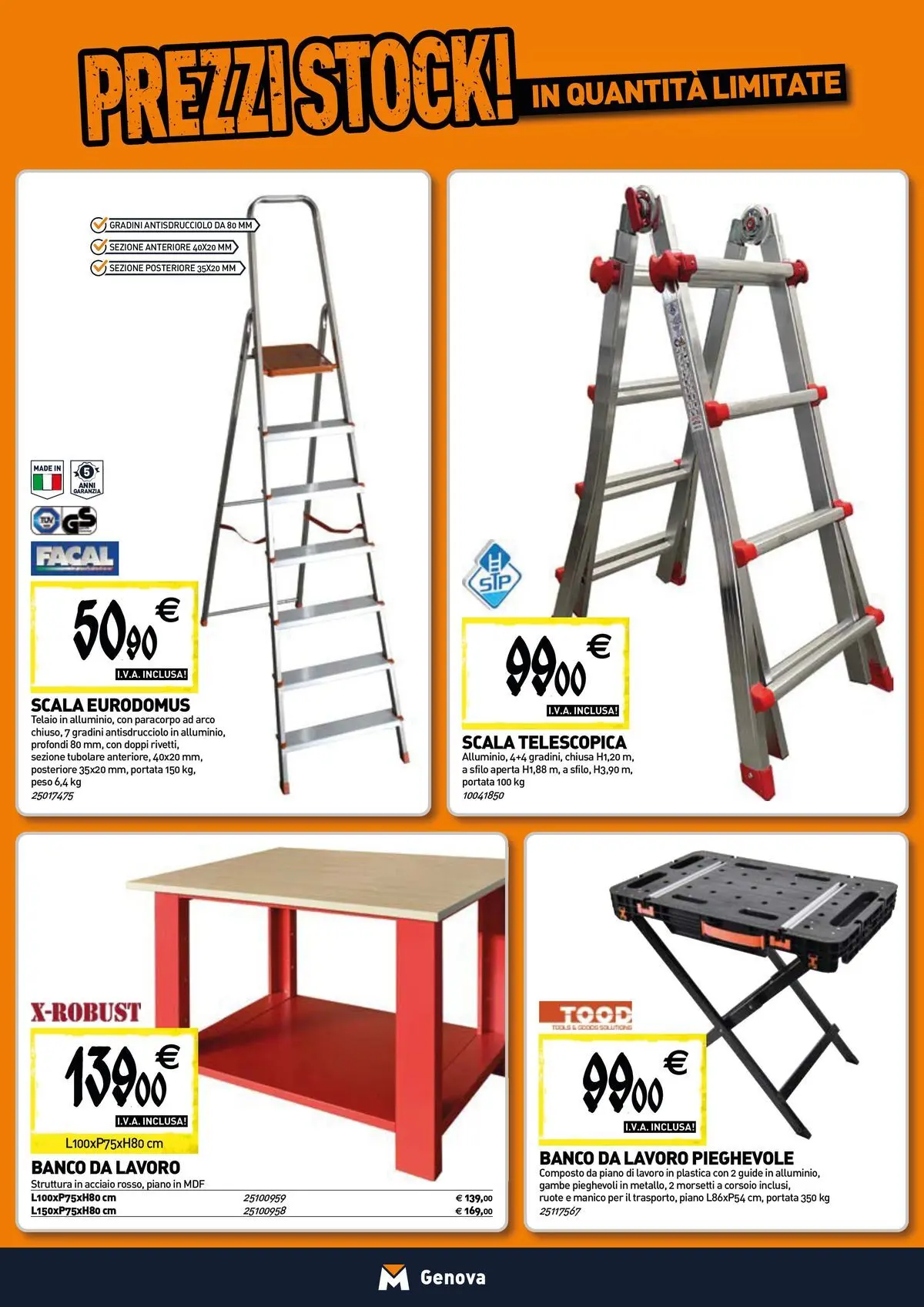 Nuovo TECNOMAT - Straordinari prezzi stock! dal 24/06/2026 > offerte anteprima 🛍️ | Pagina: 14 | Prodotti: Scala