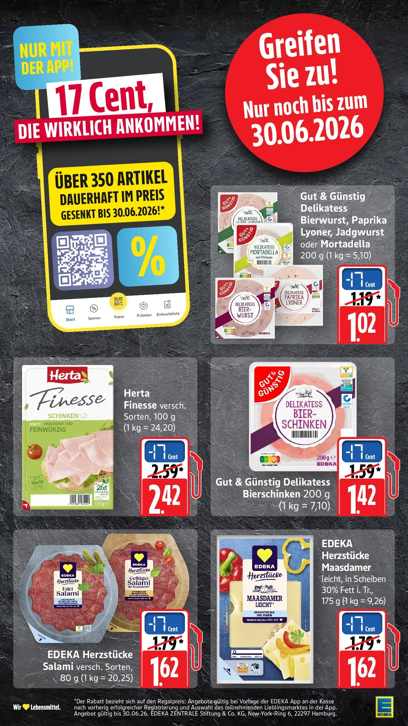 Edeka prospekt Weinstadt - Endersbach (ab 21.06.2026) » Angebote Online | Seite: 38