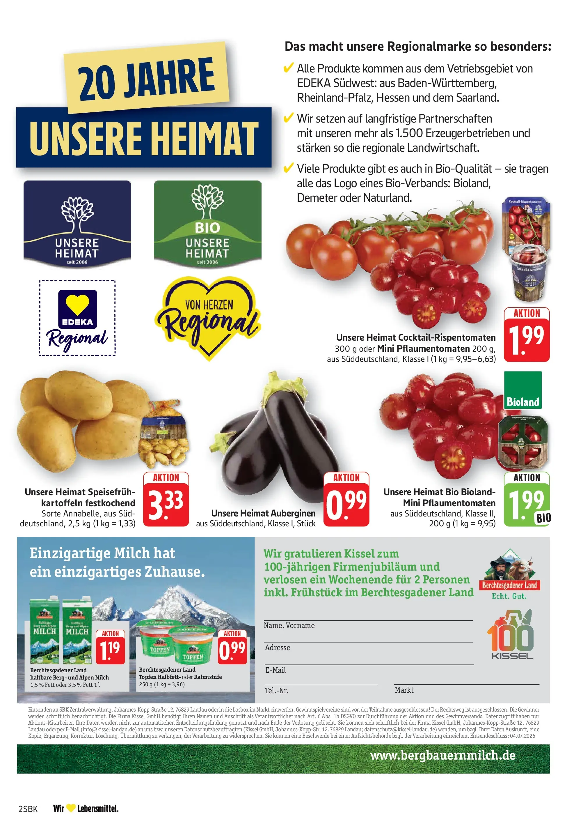 Edeka Prospekt Bad Bergzabern (ab 21.06.2026) » Angebote Online | Seite: 2