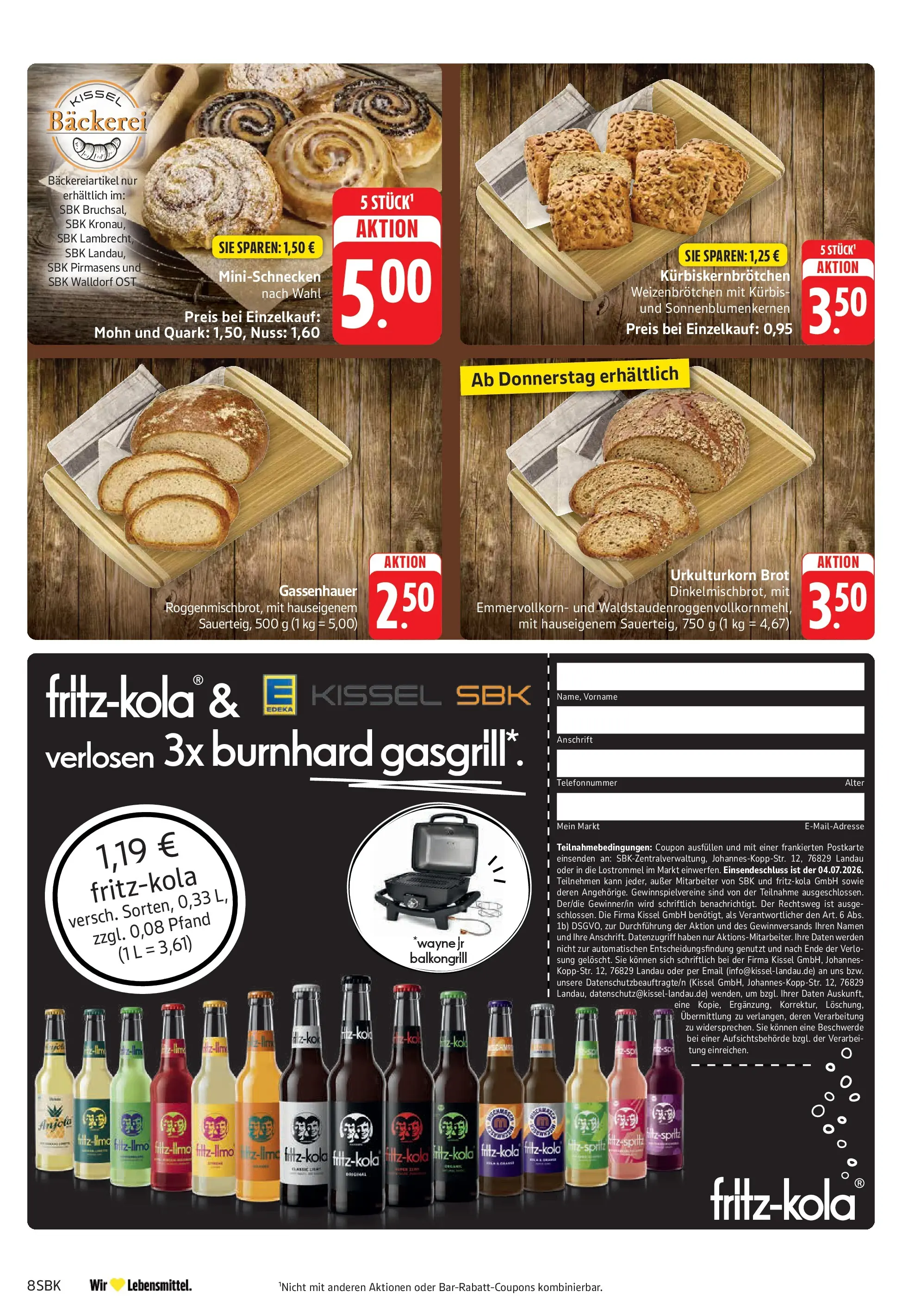 Edeka Prospekt Bad Bergzabern (ab 21.06.2026) » Angebote Online | Seite: 8