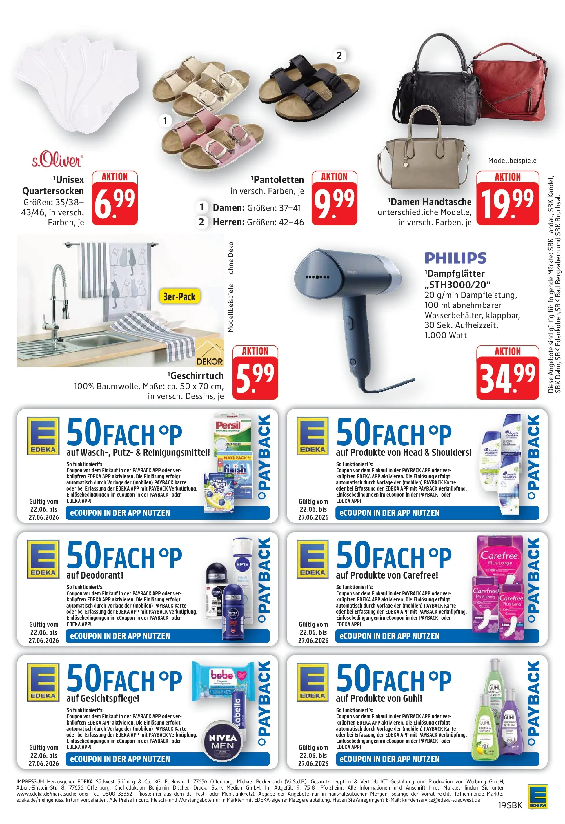 Edeka Prospekt Bad Bergzabern (ab 21.06.2026) » Angebote Online | Seite: 19