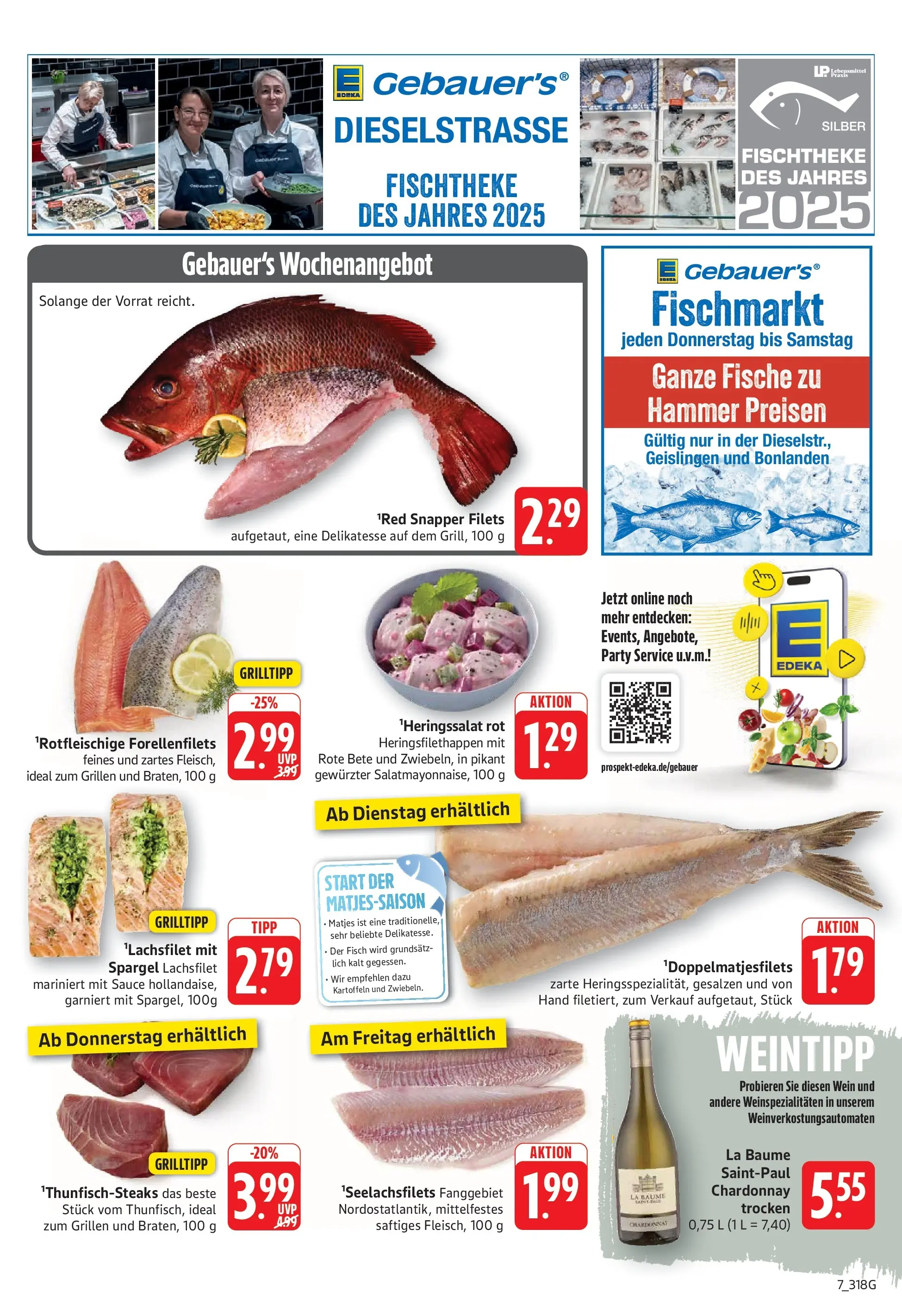 Edeka prospekt Göppingen (ab 21.06.2026) » Angebote Online | Seite: 7 | Produkte: Spargel, Kartoffeln, Wein, Steak