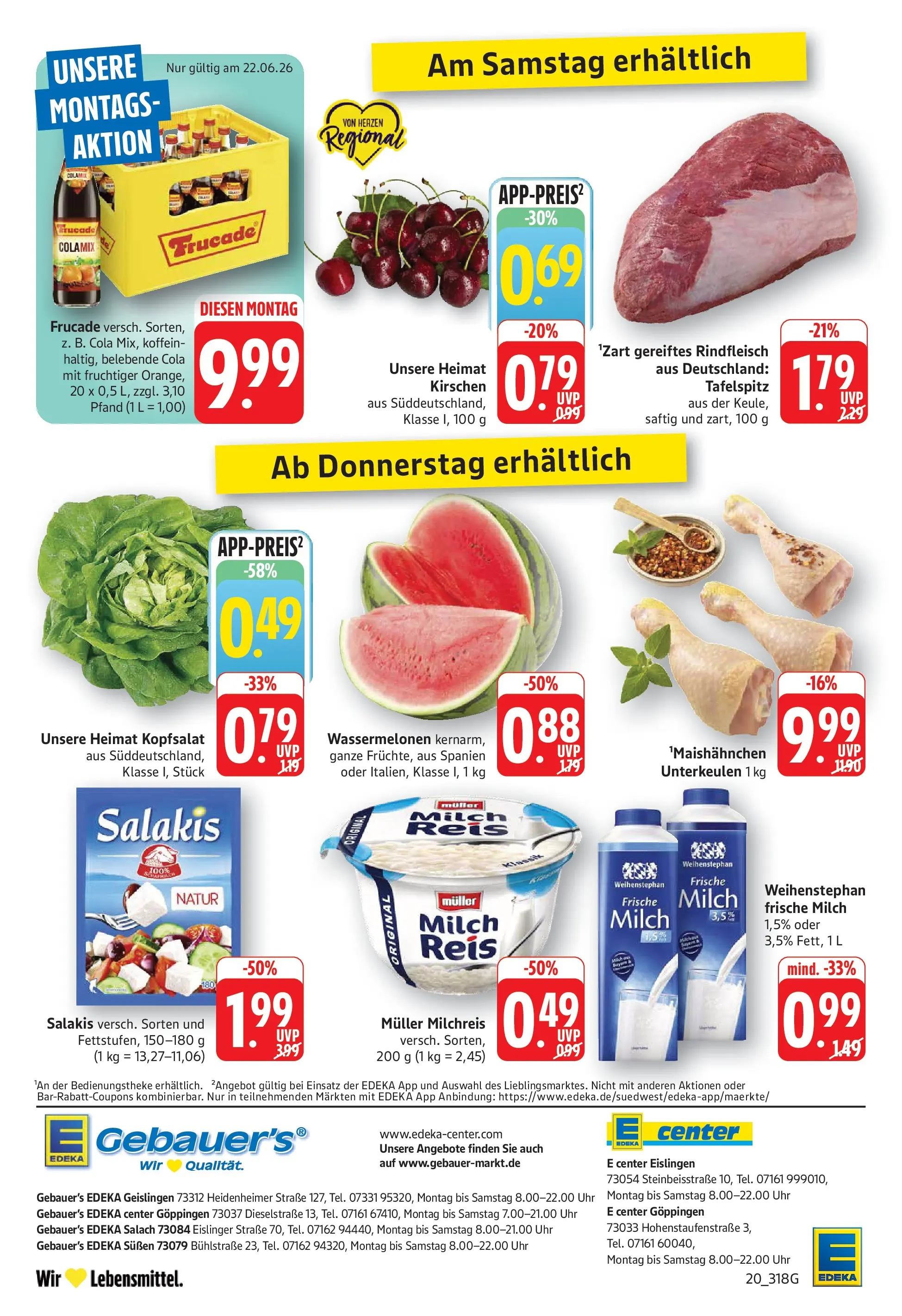Edeka Prospekt Göppingen (ab 21.06.2026) » Angebote Online | Seite: 20