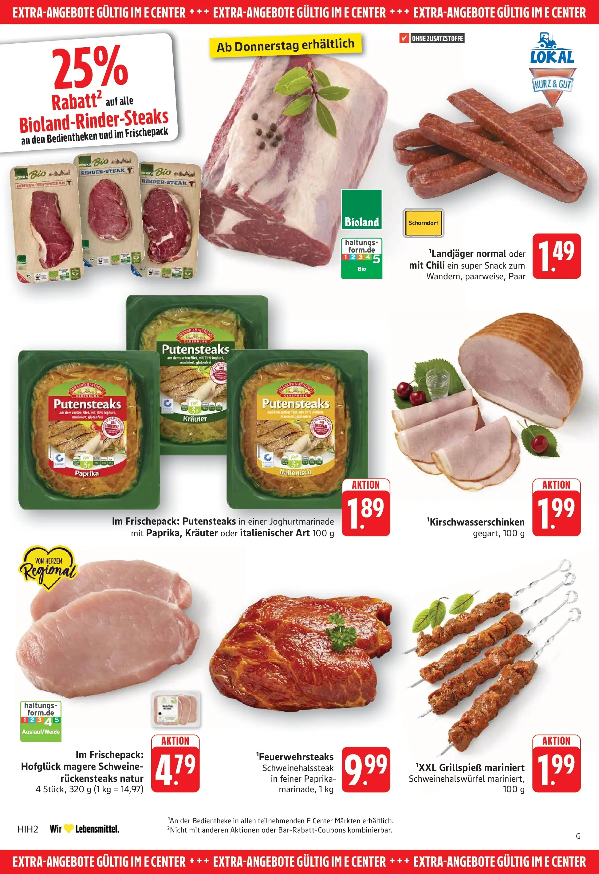 Edeka prospekt Göppingen (ab 21.06.2026) » Angebote Online | Seite: 22 | Produkte: Paprika, Chili, Steak