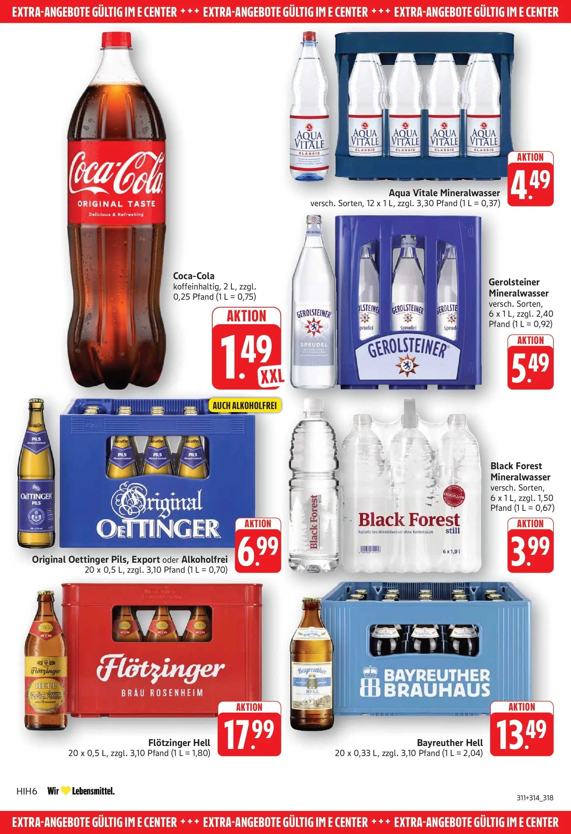 Edeka prospekt Göppingen (ab 21.06.2026) » Angebote Online | Seite: 26 | Produkte: Kabel, Bayreuther hell, Pils, Gerolsteiner