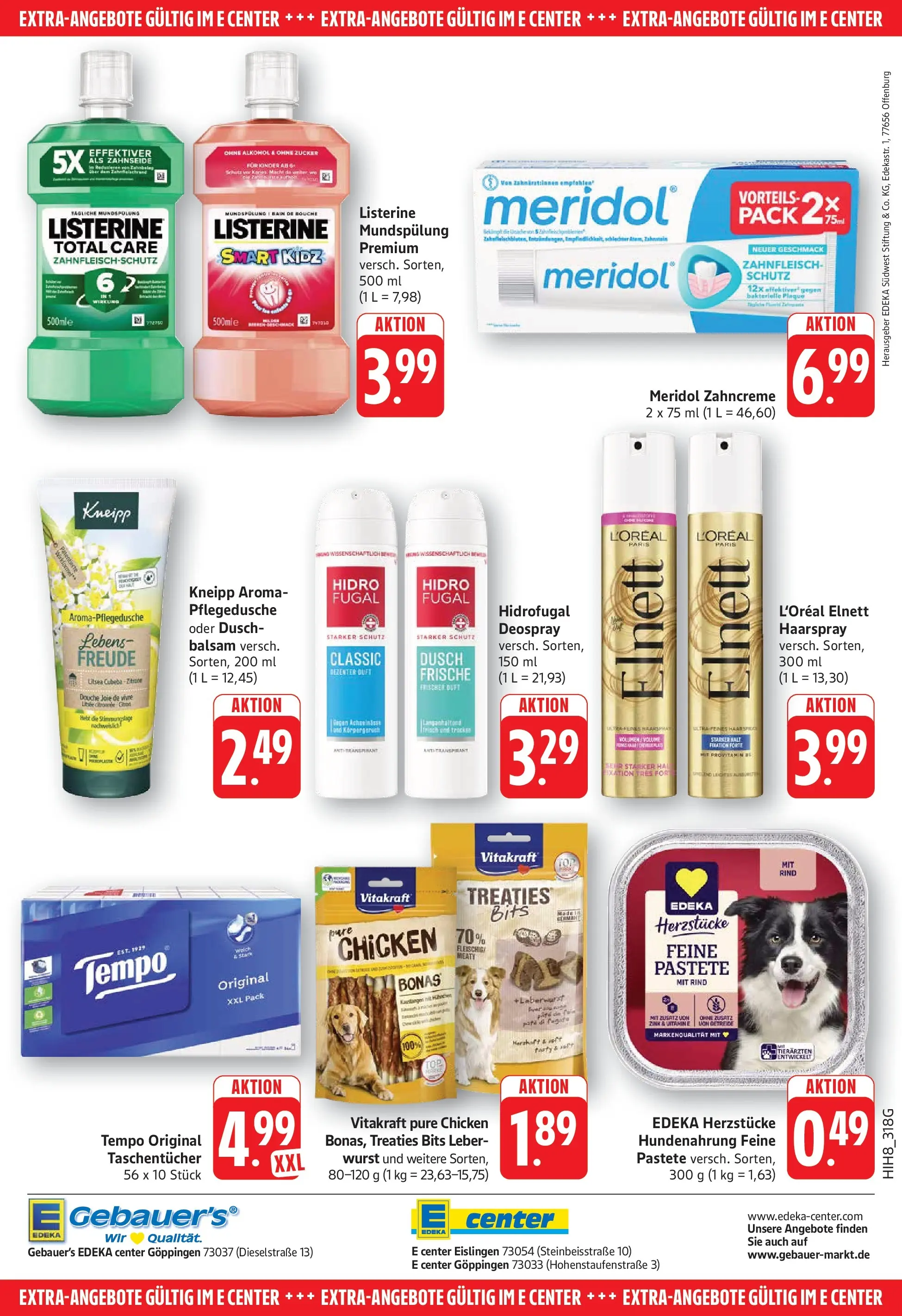 Edeka prospekt Göppingen (ab 21.06.2026) » Angebote Online | Seite: 28 | Produkte: Deodorant, Zucker, Wurst, Listerine