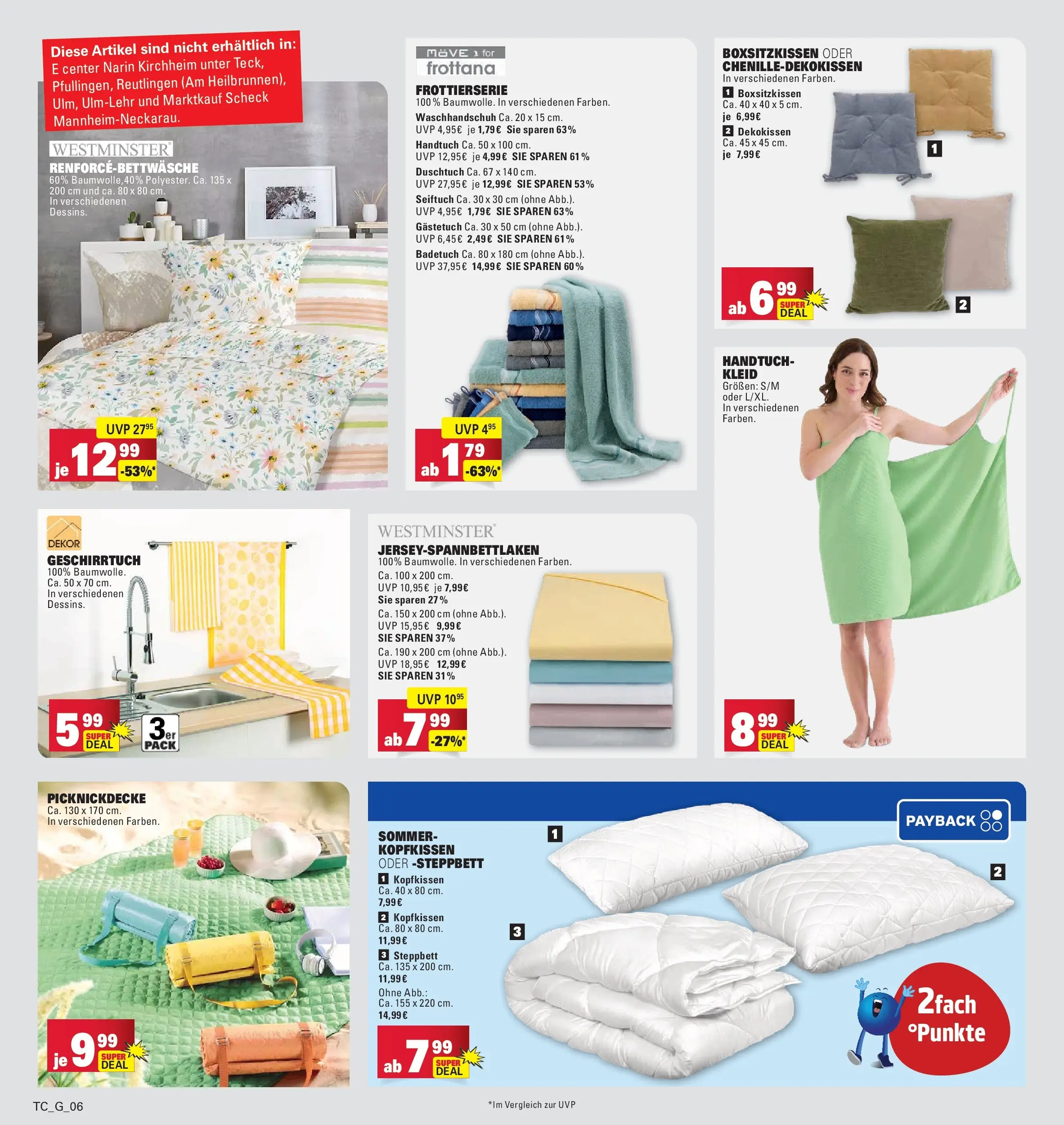 Edeka prospekt Göppingen (ab 21.06.2026) » Angebote Online | Seite: 34 | Produkte: Kopfkissen, Kleid