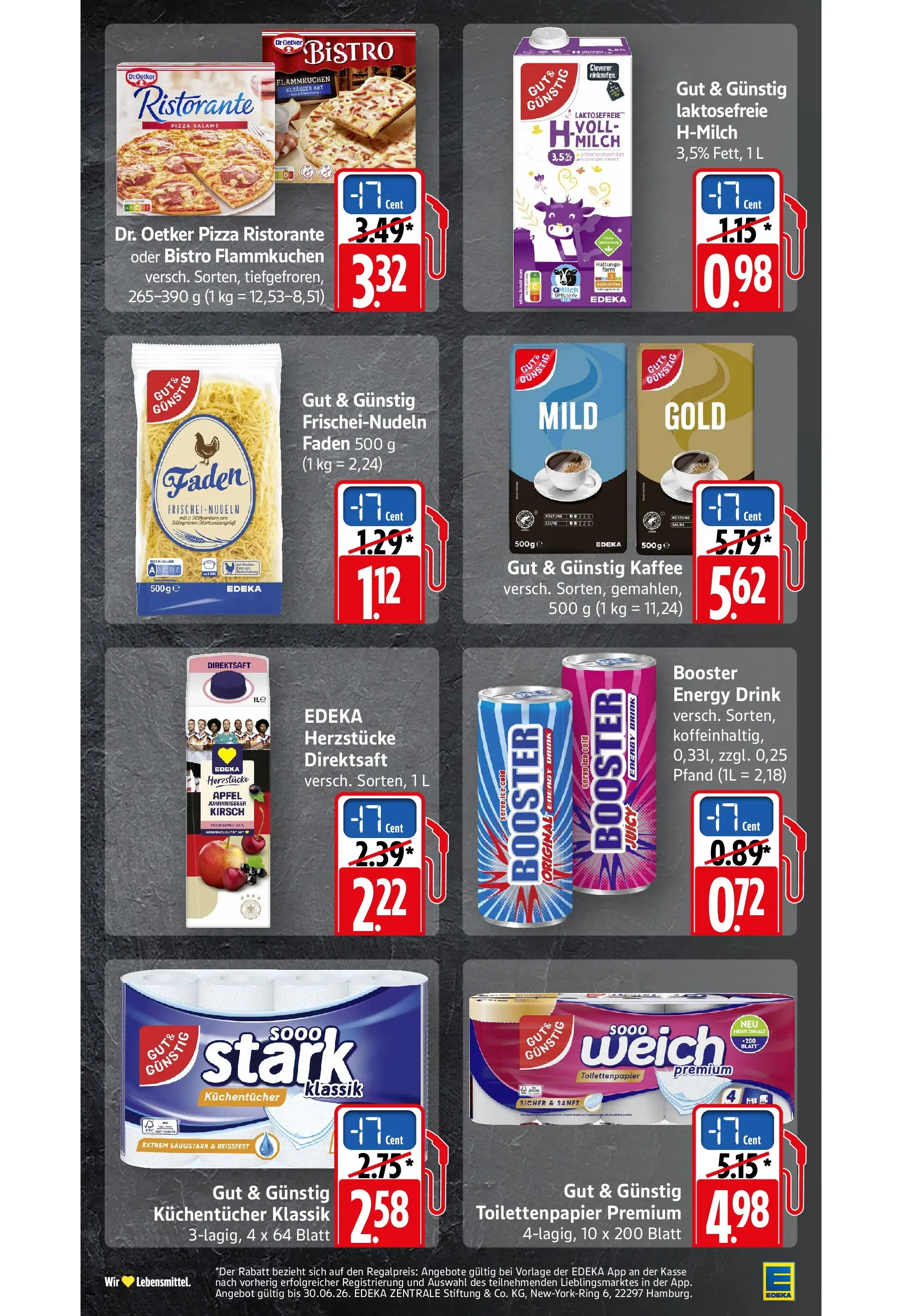 Edeka prospekt Göppingen (ab 21.06.2026) » Angebote Online | Seite: 38 | Produkte: Energy, Kaffee, Äpfel, Pizza