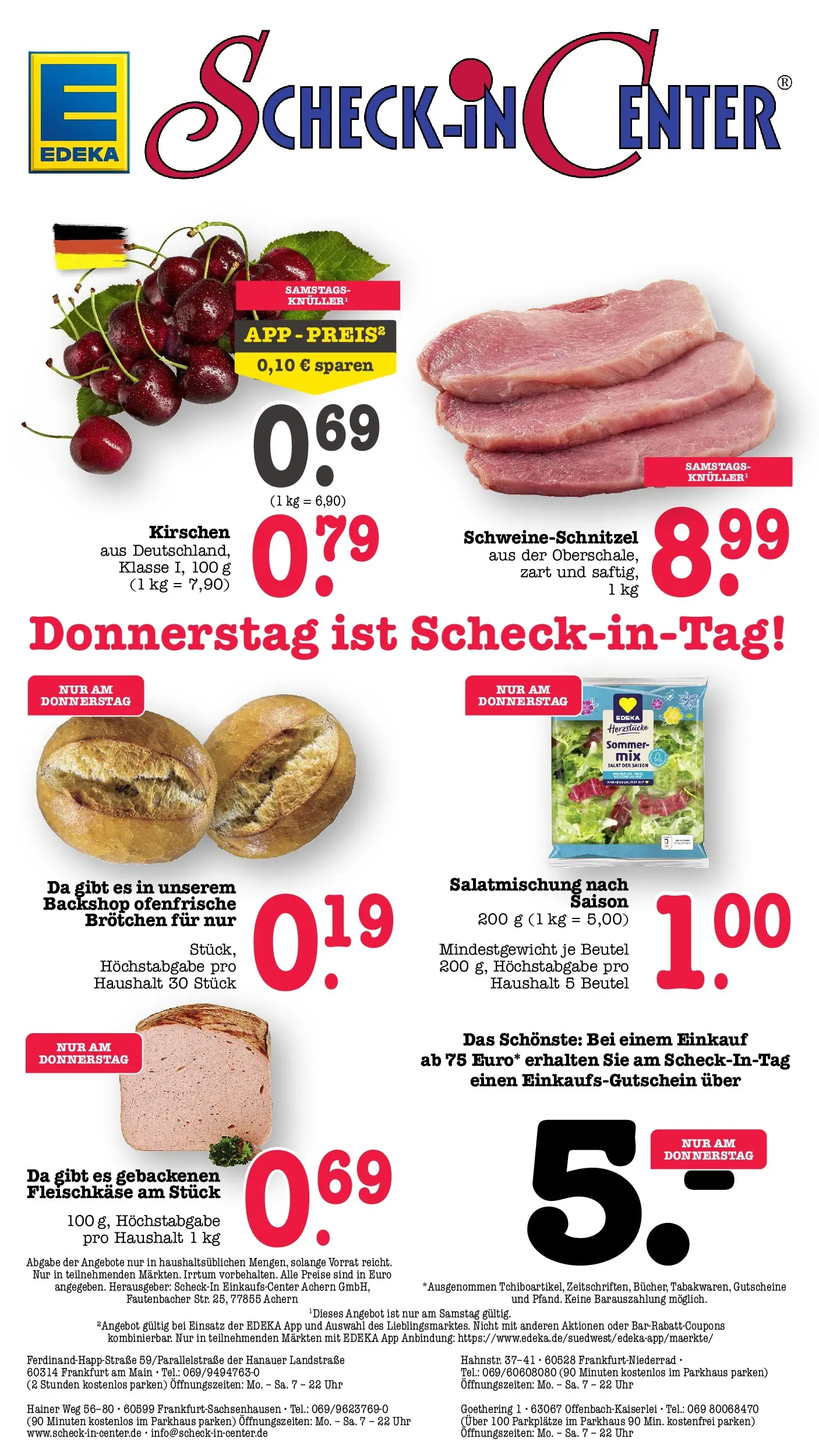 Edeka prospekt Offenbach (ab 21.06.2026) ยป Angebote Online | Seite: 66 | Produkte: Schnitzel, Ofenfrische, Kirschen, Salat Edeka prospekt Offenbach (ab 21.06.2026) ยป Angebote Online | Seite: 66 | Produkte: Schnitzel, Ofenfrische, Kirschen, Salat