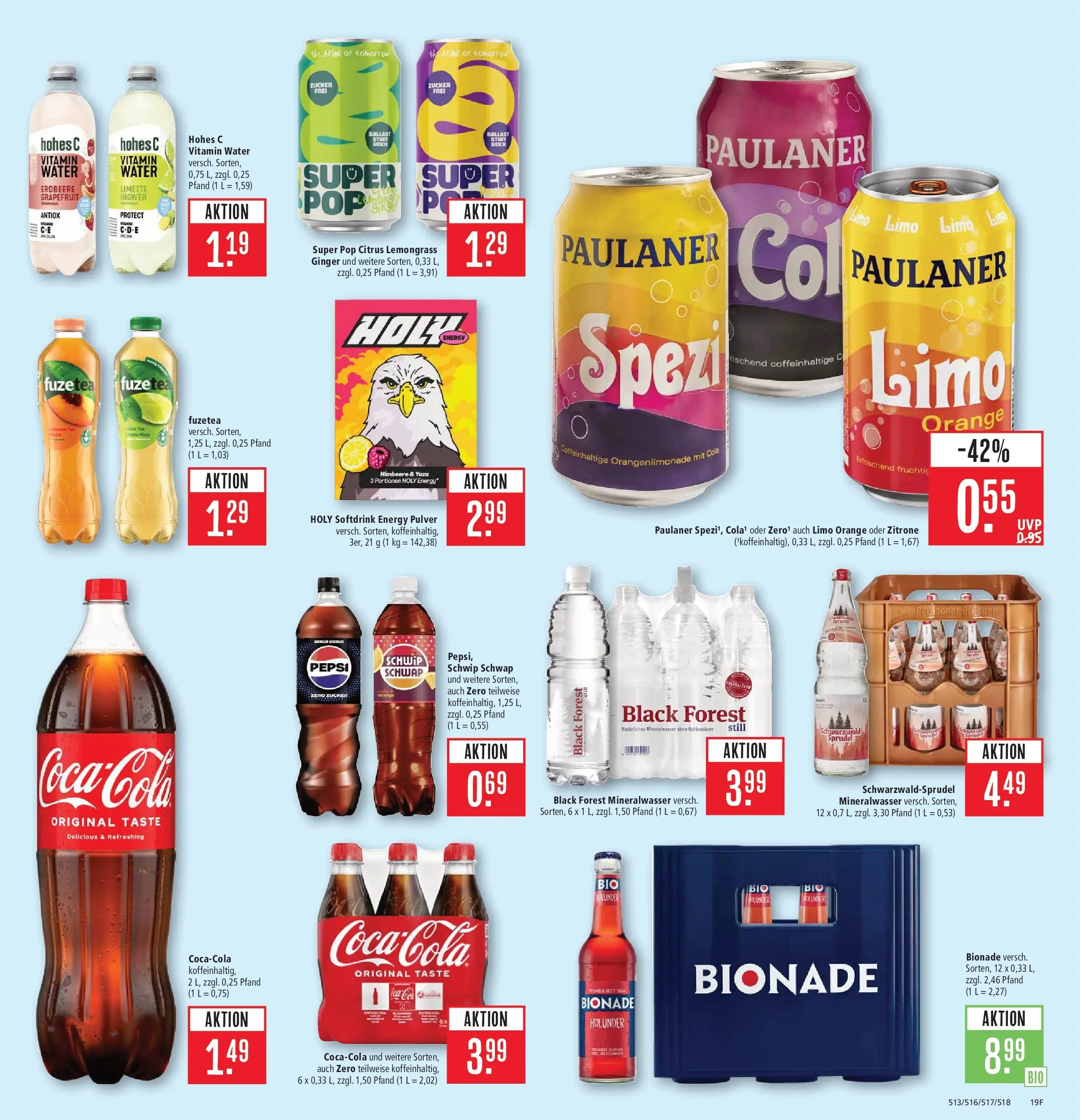 Marktkauf Prospekt Weil Am Rhein (ab 21.06.2026) » Angebote online | Seite: 29 | Produkte: Mineralwasser, Grapefruit, Zitrone, Hohes c