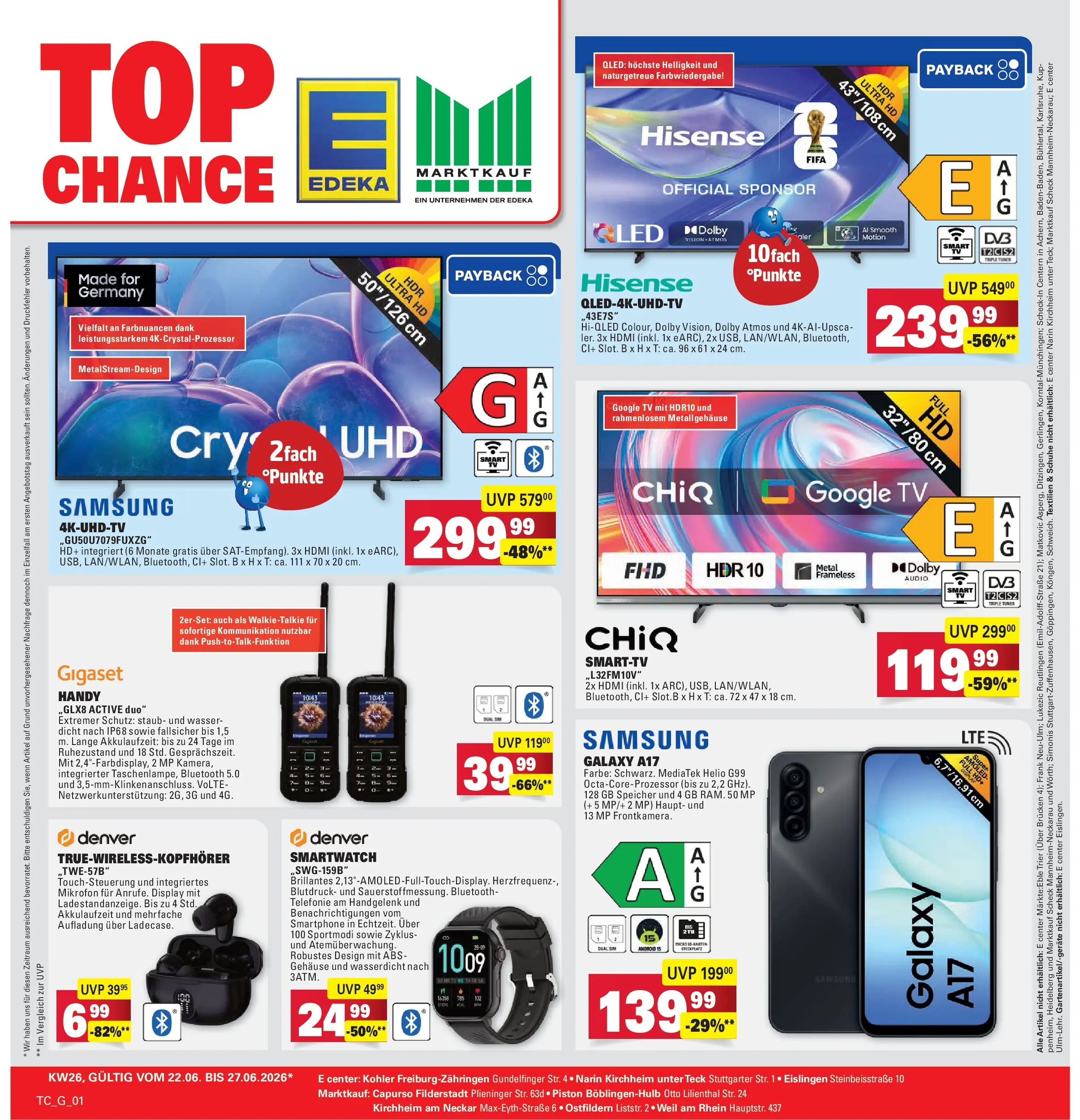 Marktkauf Prospekt Weil Am Rhein (ab 21.06.2026) » Angebote online | Seite: 35 | Produkte: Mikrofon, Samsung, Smartphone, Audio