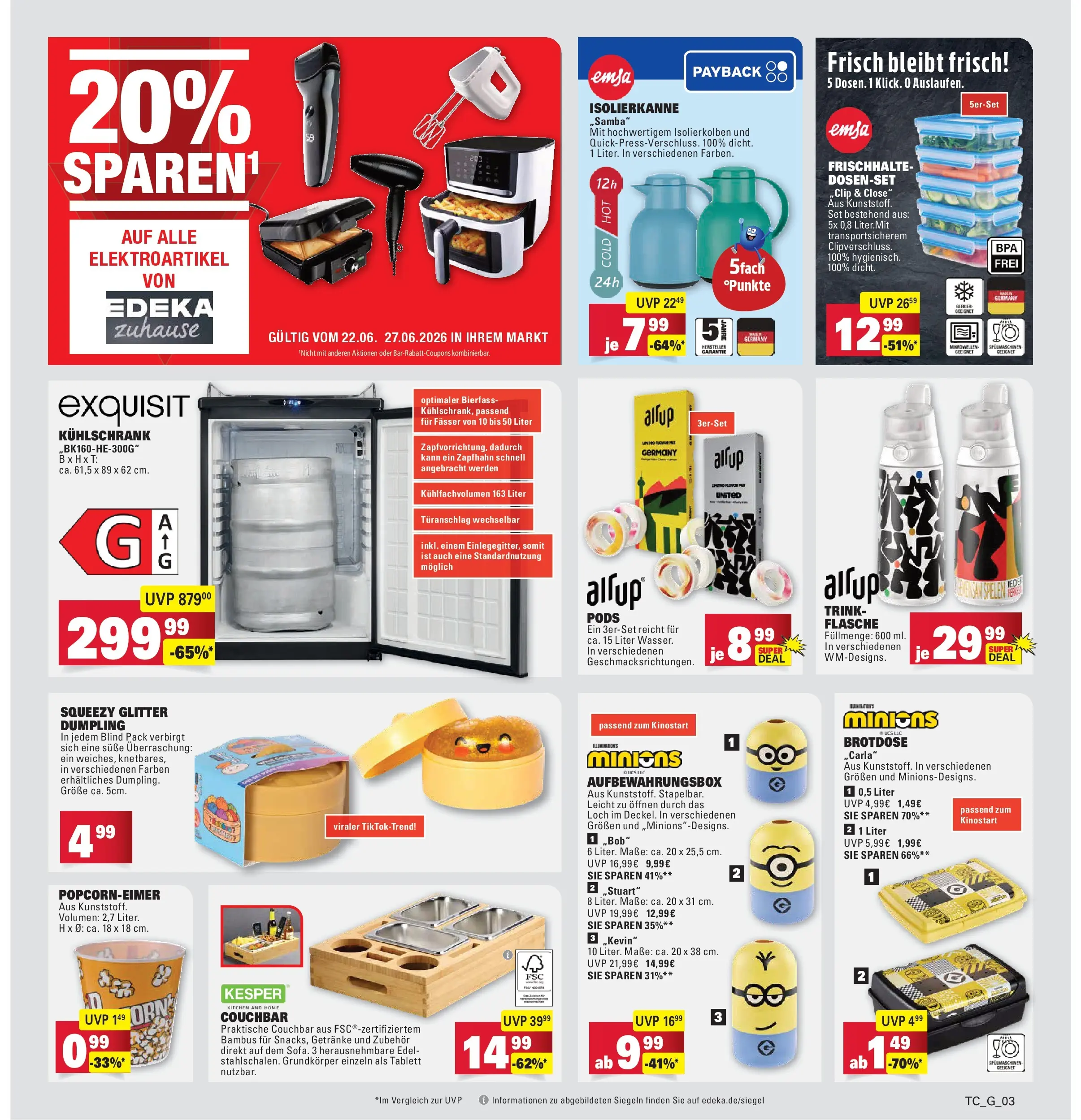 Marktkauf Prospekt Weil Am Rhein (ab 21.06.2026) » Angebote online | Seite: 37 | Produkte: Kühlschrank
