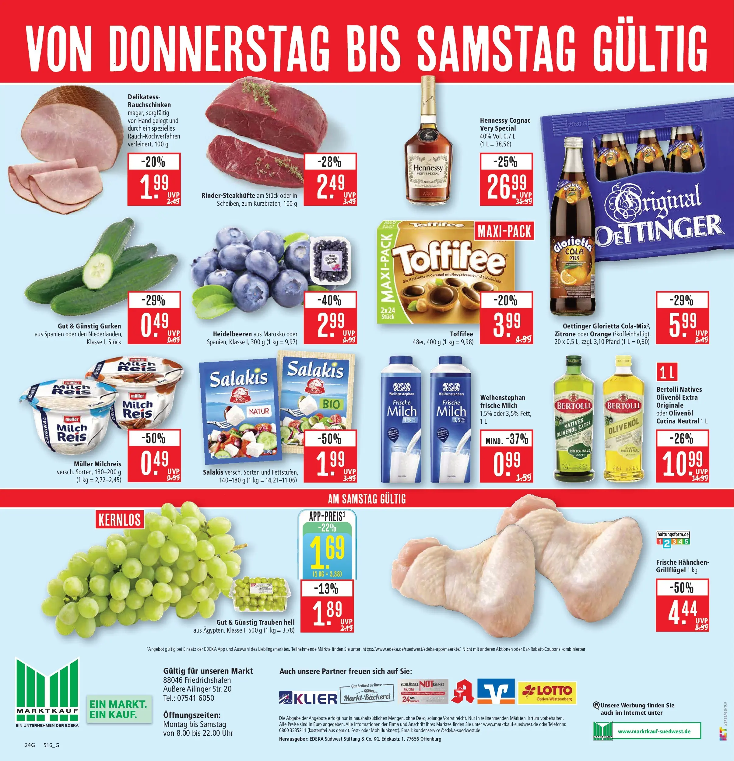 Marktkauf Prospekt Friedrichshafen (ab 21.06.2026) » Angebote online | Seite: 30 | Produkte: Hahnchen, Oettinger, Zitrone, Reis