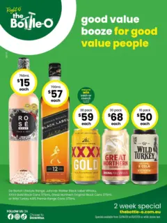 Preview of The Bottle-O - Good Value Booze, For Good Value People 22/06 - valid from 21/06/2026