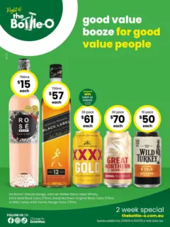 Preview of The Bottle-O - Good Value Booze, For Good Value People 22/06 - valid from 21/06/2026