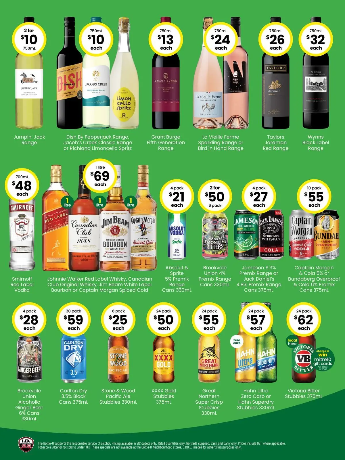 The Bottle-O catalogue - 21/06/2026 > weekly / monthly specials | Page: 2 | Products: Beer, Bourbon, Vodka, Whiskey