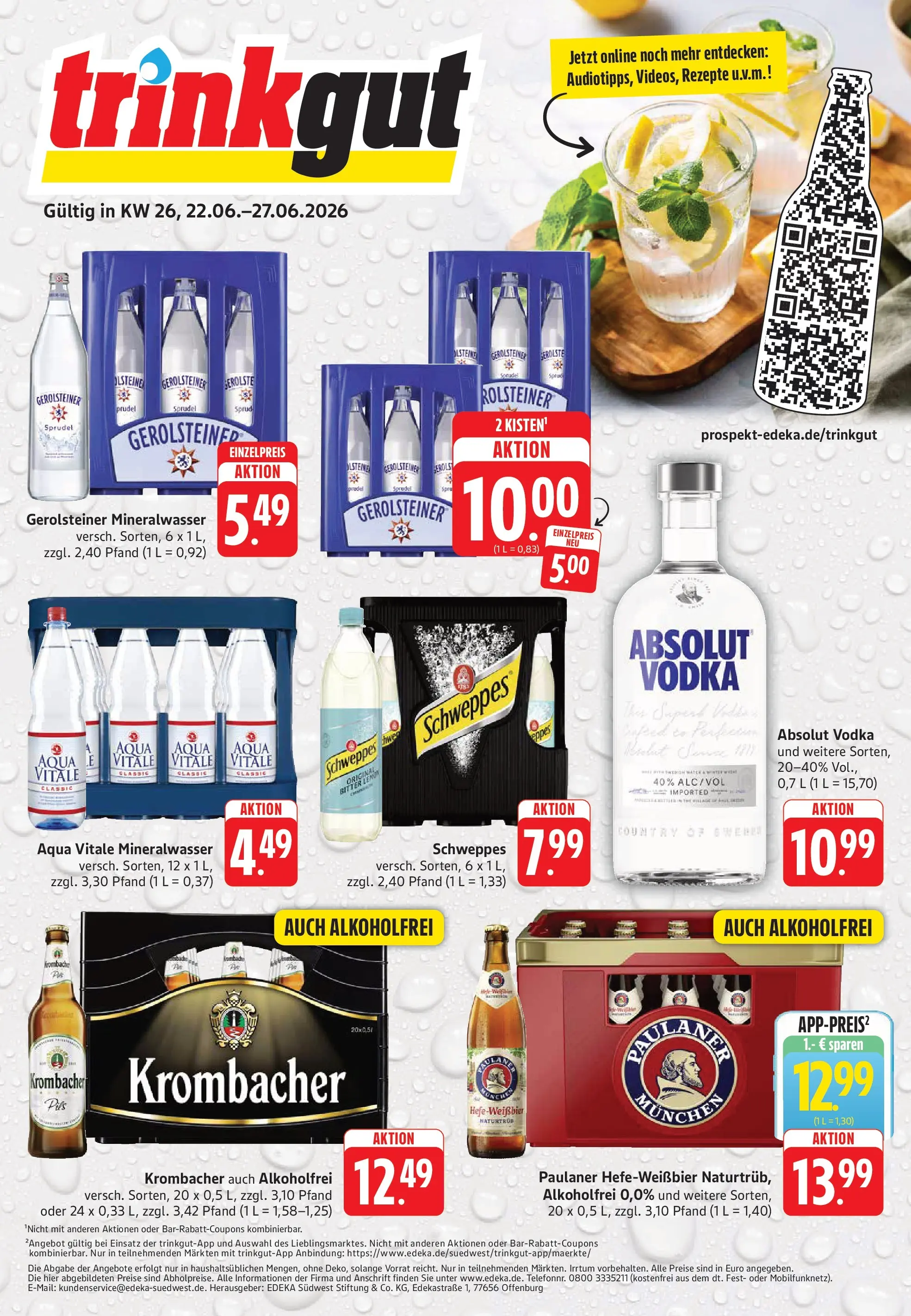 Trinkgut Prospekt Rüsselsheim (ab 21.06.2026) » Angebote online | Seite: 1