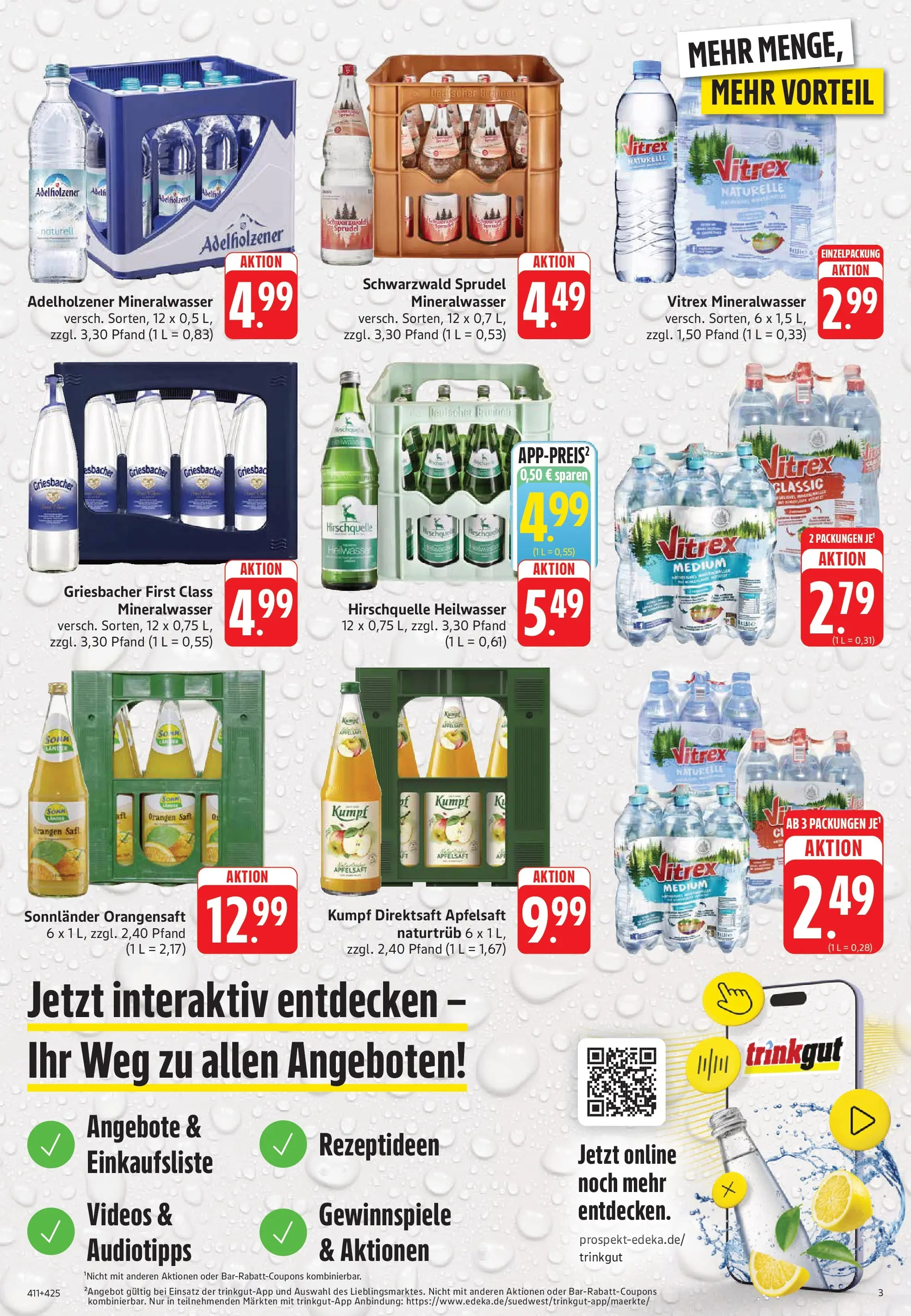 Trinkgut Prospekt Dossenheim (ab 21.06.2026) » Angebote online | Seite: 3