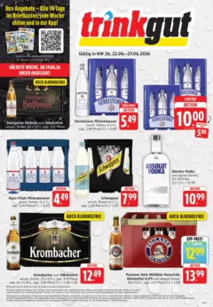 Trinkgut Prospekt Weissach Im Tal ab 21.06.2026 gültig