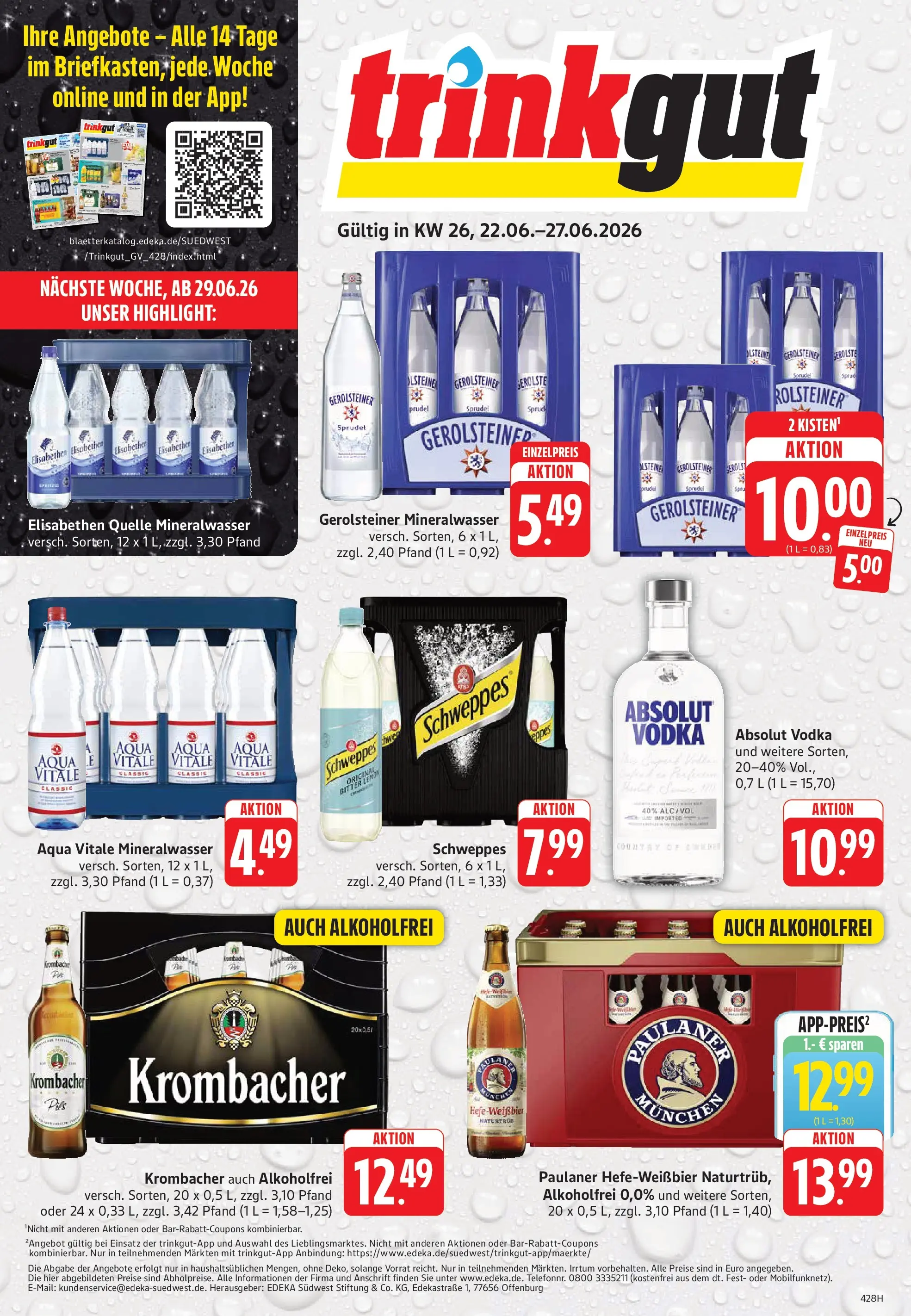 Trinkgut Prospekt Oberursel (ab 21.06.2026) » Angebote online | Seite: 1