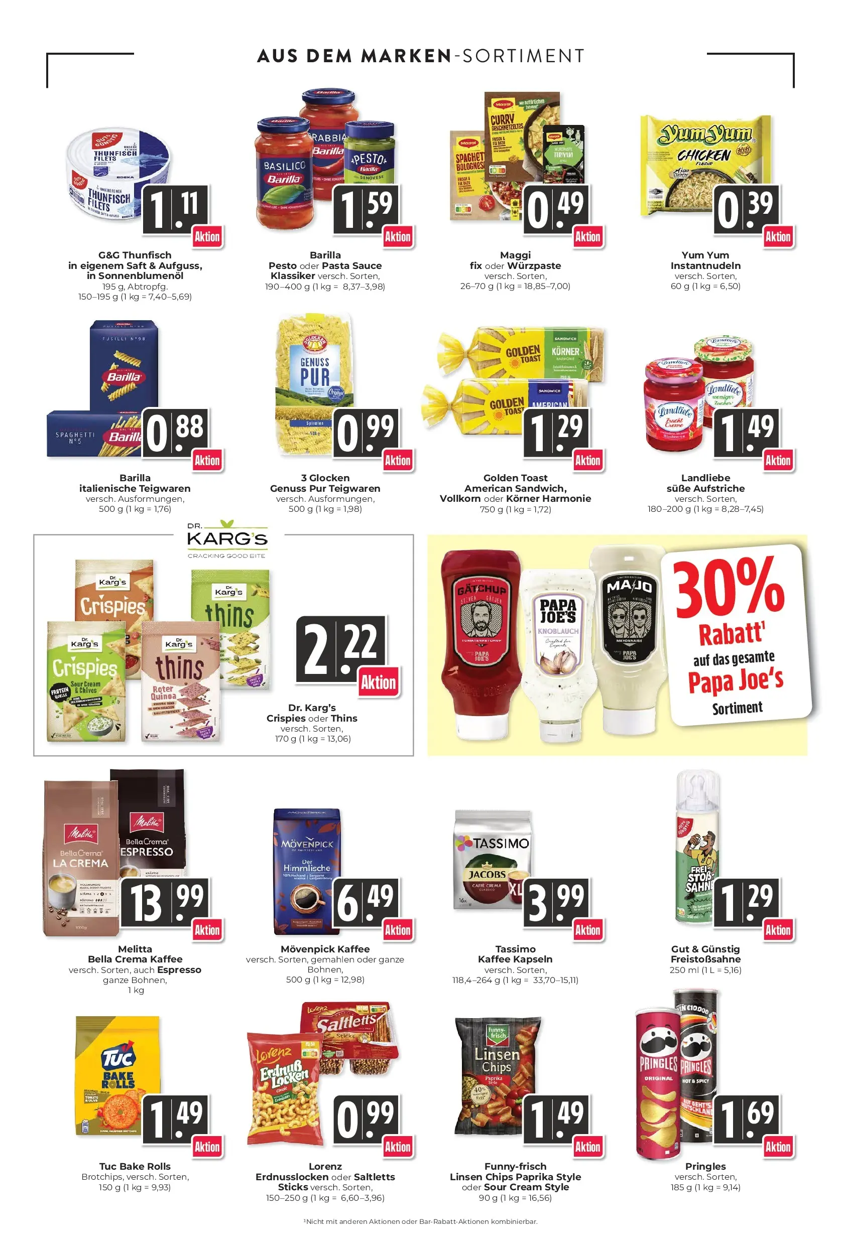 Angebote - Hieber's Frischecenter: Meine Woche (ab 21.06.2026) zum Blättern | Seite: 13 | Produkte: Maggi, Barilla, Toast, Knoblauch