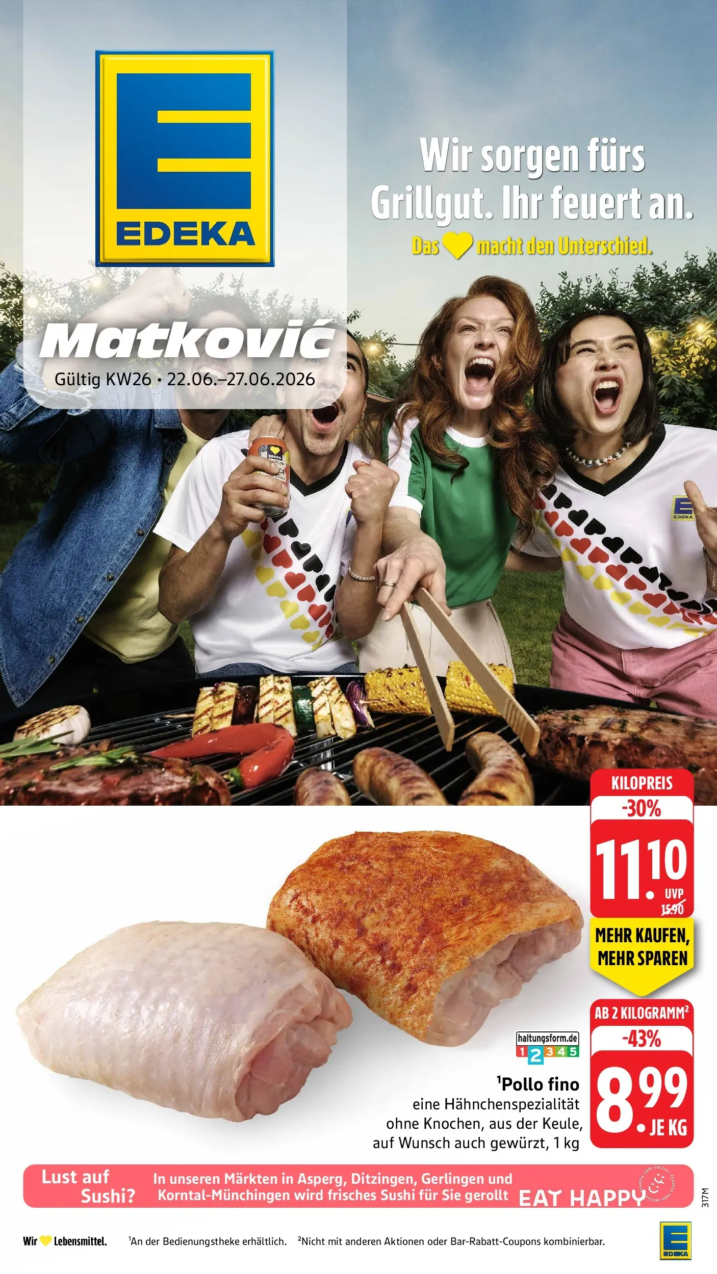 Edeka Prospekt Ditzingen (ab 21.06.2026) » Angebote Online | Seite: 1