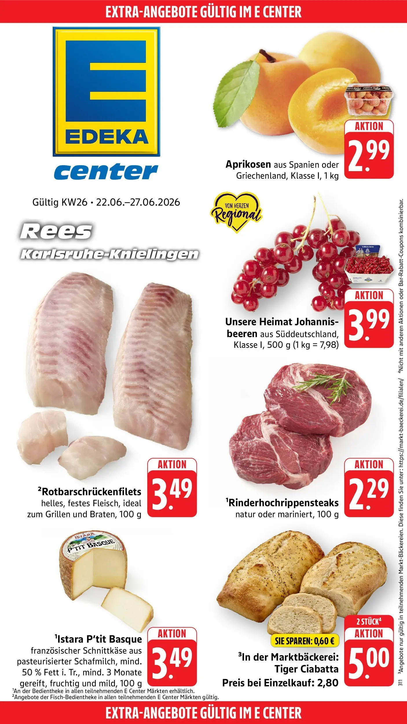 Edeka prospekt Karlsbad-Langensteinbach (ab 21.06.2026) » Angebote Online | Seite: 37 | Produkte: Steak