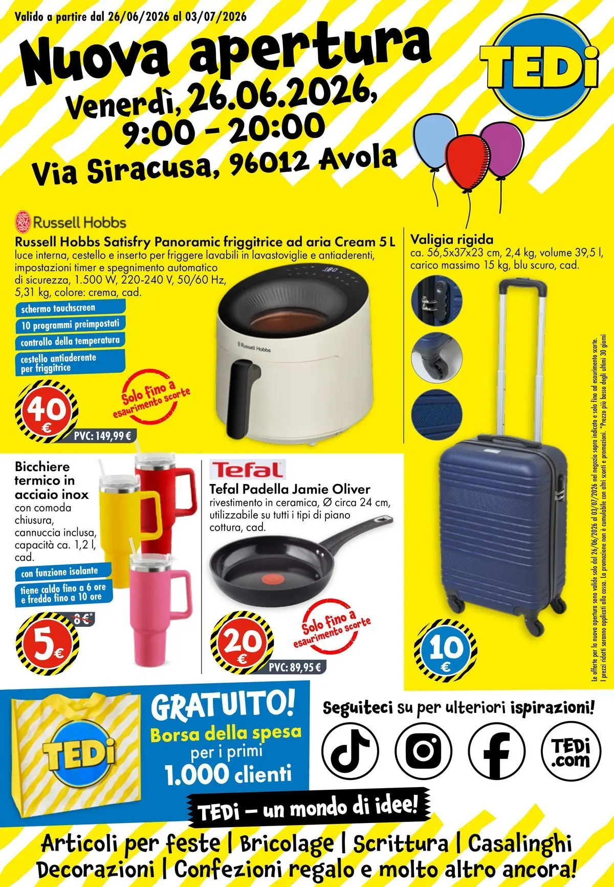 Nuovo TEDi - Nuova apertura dal 21/06/2026 > offerte anteprima 🛍️ | Pagina: 1