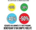 Au Fil des Marques Les Ventes Priv&eacute;es du 15 au 23 juin 2026 - au 23.06.2026