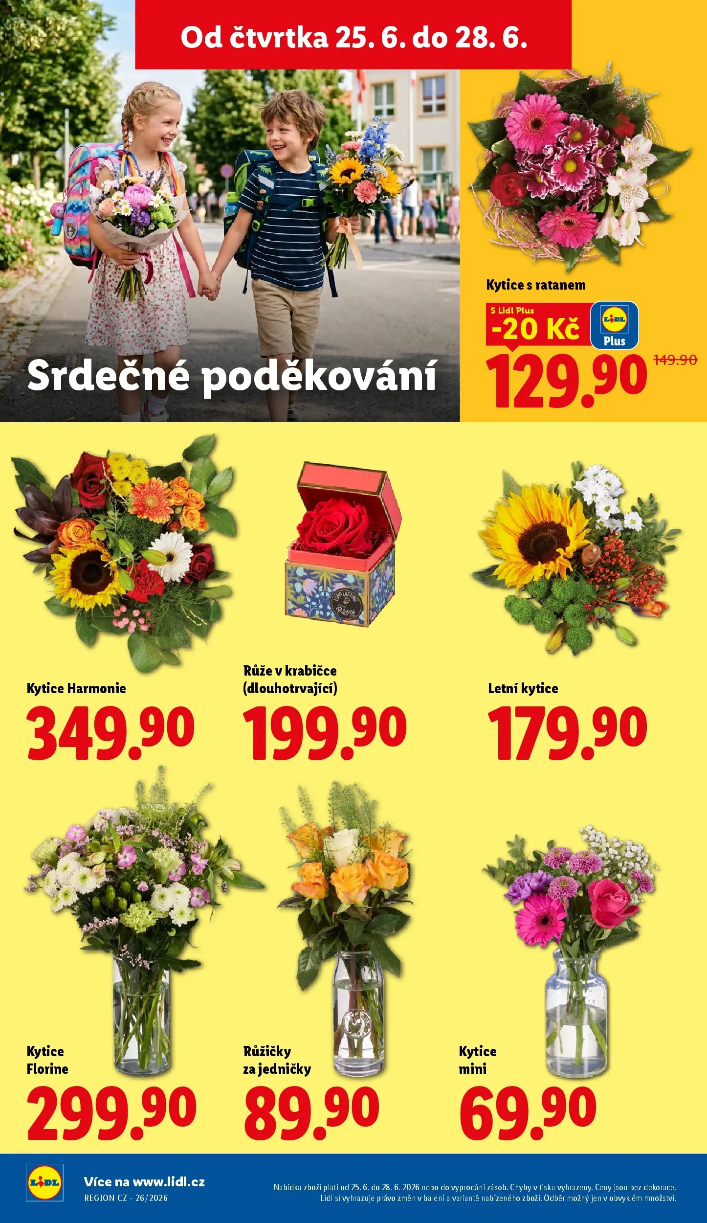 Lidl leták od 24.06.2026 - Nový akční leták | Strana: 26 | Produkty: Box, Kytice