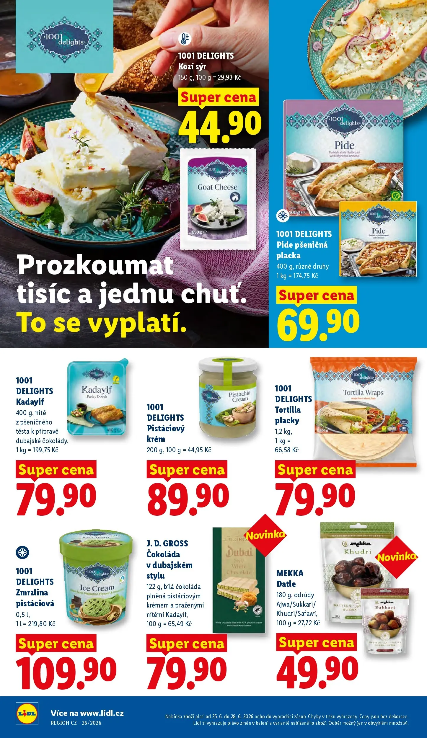 Lidl leták od 24.06.2026 - Nový akční leták | Strana: 36 | Produkty: Sýr, Tortilla wraps, Krém, Kozí sýr