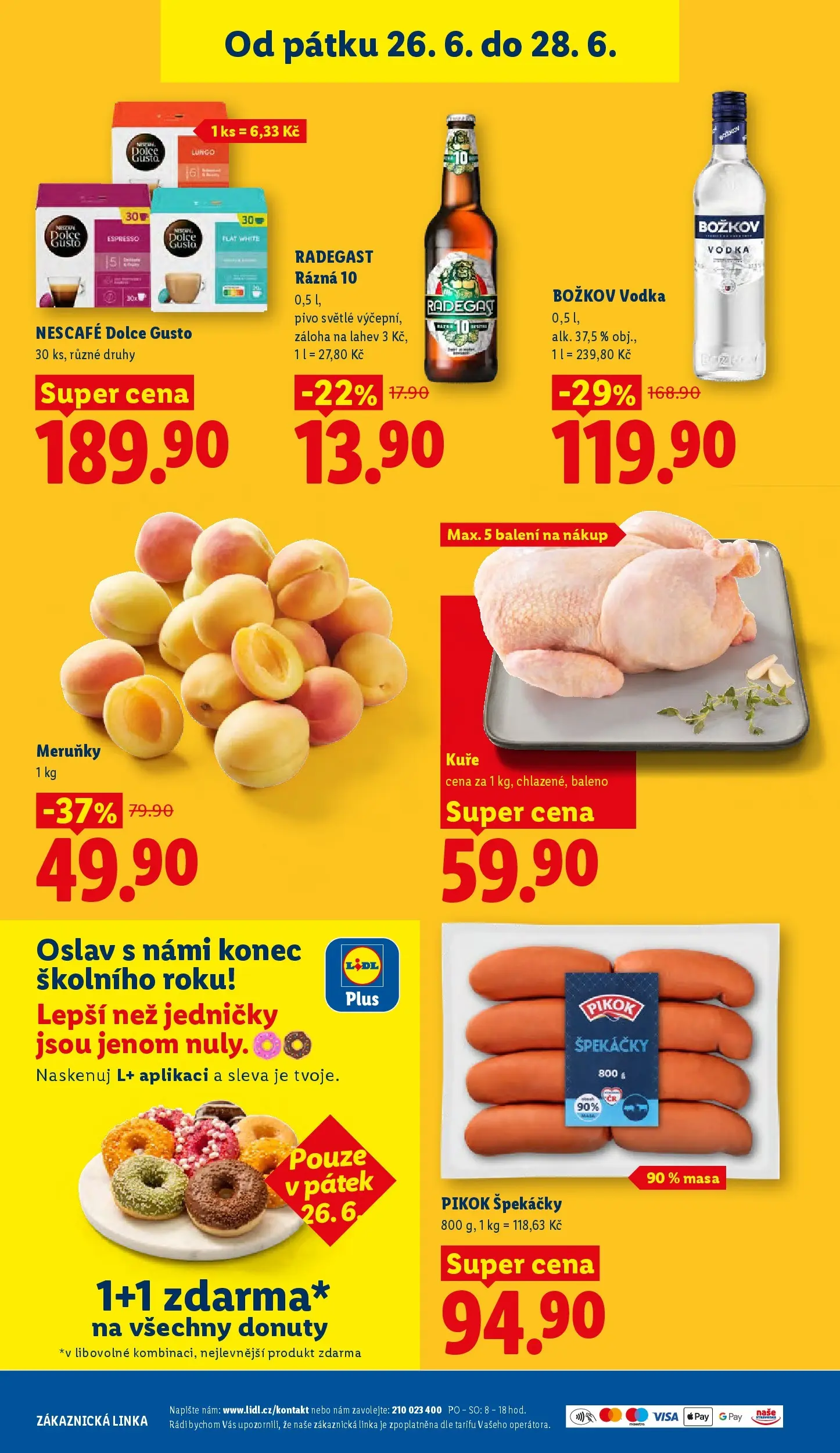 Lidl leták od 24.06.2026 - Nový akční leták | Strana: 55 | Produkty: Dolce Gusto, Pivo, Vodka, Božkov