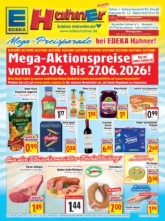Angebote - Edeka Hahner: Wochenangebote ab 21.06.2026 gültig Angebote - Edeka Hahner: Wochenangebote ab 21.06.2026 gültig