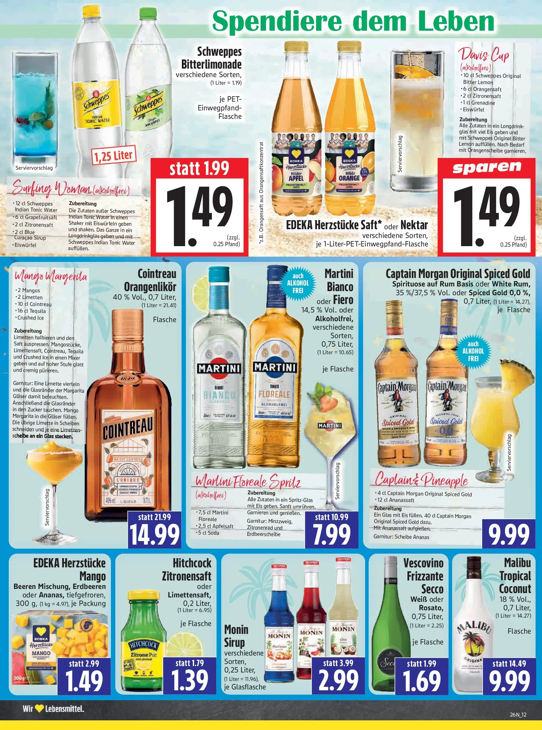 Angebote - Edeka Hahner: Wochenangebote (ab 21.06.2026) zum Blättern | Seite: 14 | Produkte: Äpfel, Tequila, Zucker, Zitrone