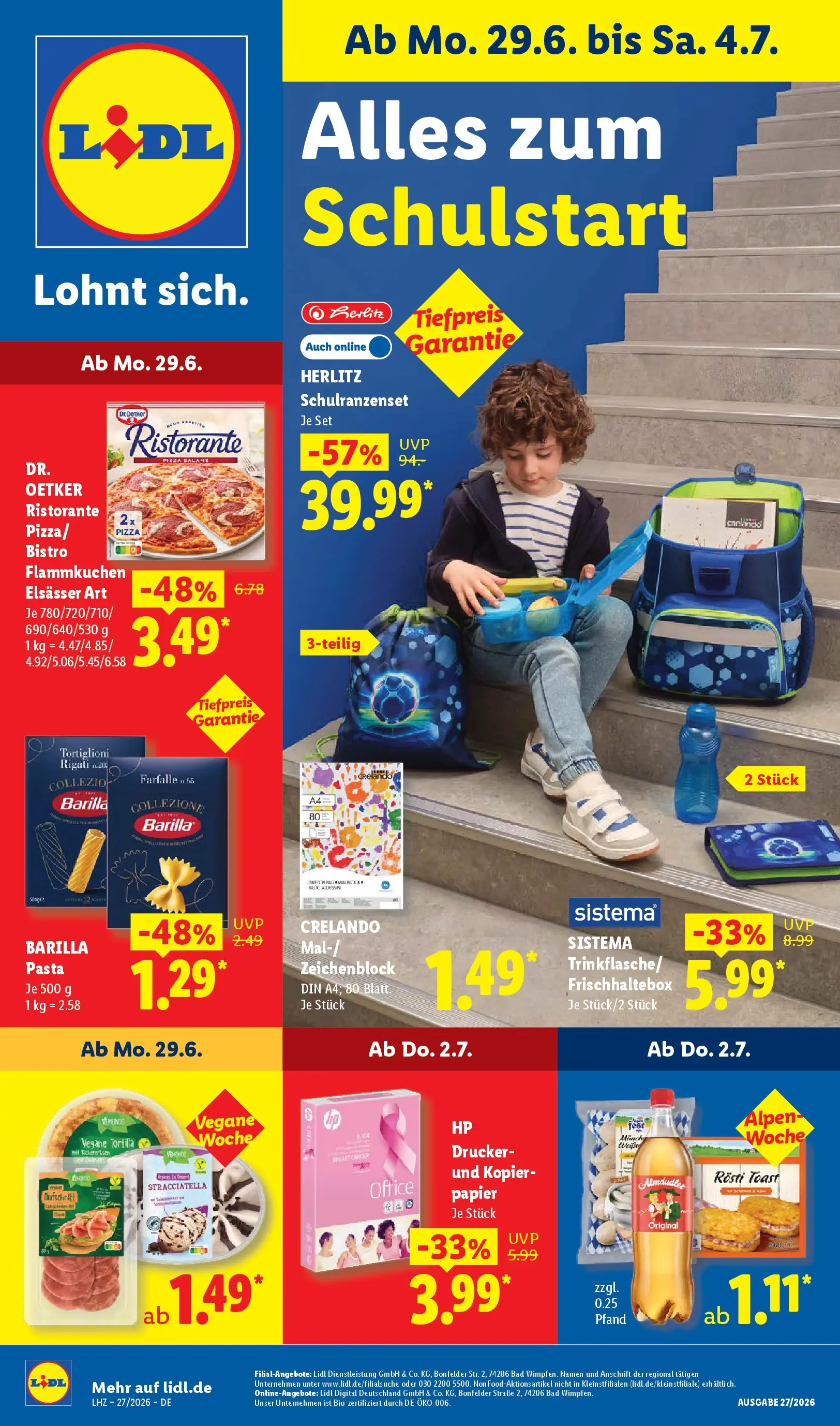 Lidl Prospekt Zülpich (ab 28.06.2026) » Angebote online | Seite: 11 Lidl Prospekt Zülpich (ab 28.06.2026) zum Blättern » Angebote | Seite: 11