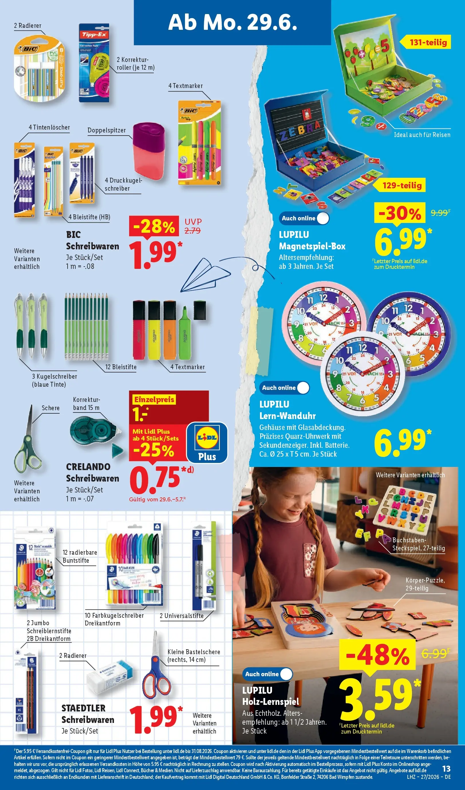 Lidl Prospekt Zülpich (ab 28.06.2026) » Angebote online | Seite: 39 Lidl Prospekt Zülpich (ab 28.06.2026) zum Blättern » Angebote | Seite: 39