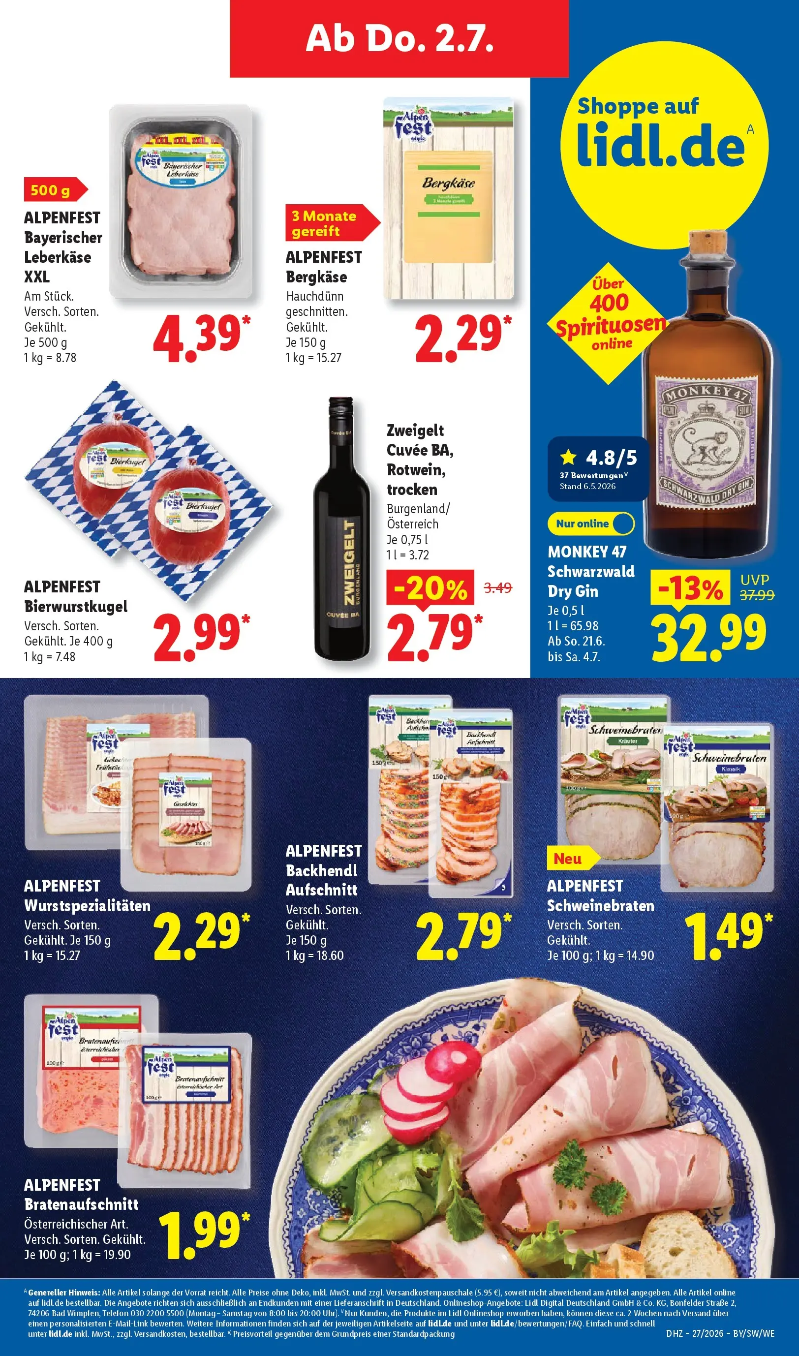 Lidl Prospekt Weikersheim (ab 28.06.2026) ยป Angebote online | Seite: 59 Lidl Prospekt Weikersheim (ab 28.06.2026) zum Blรคttern ยป Angebote | Seite: 59