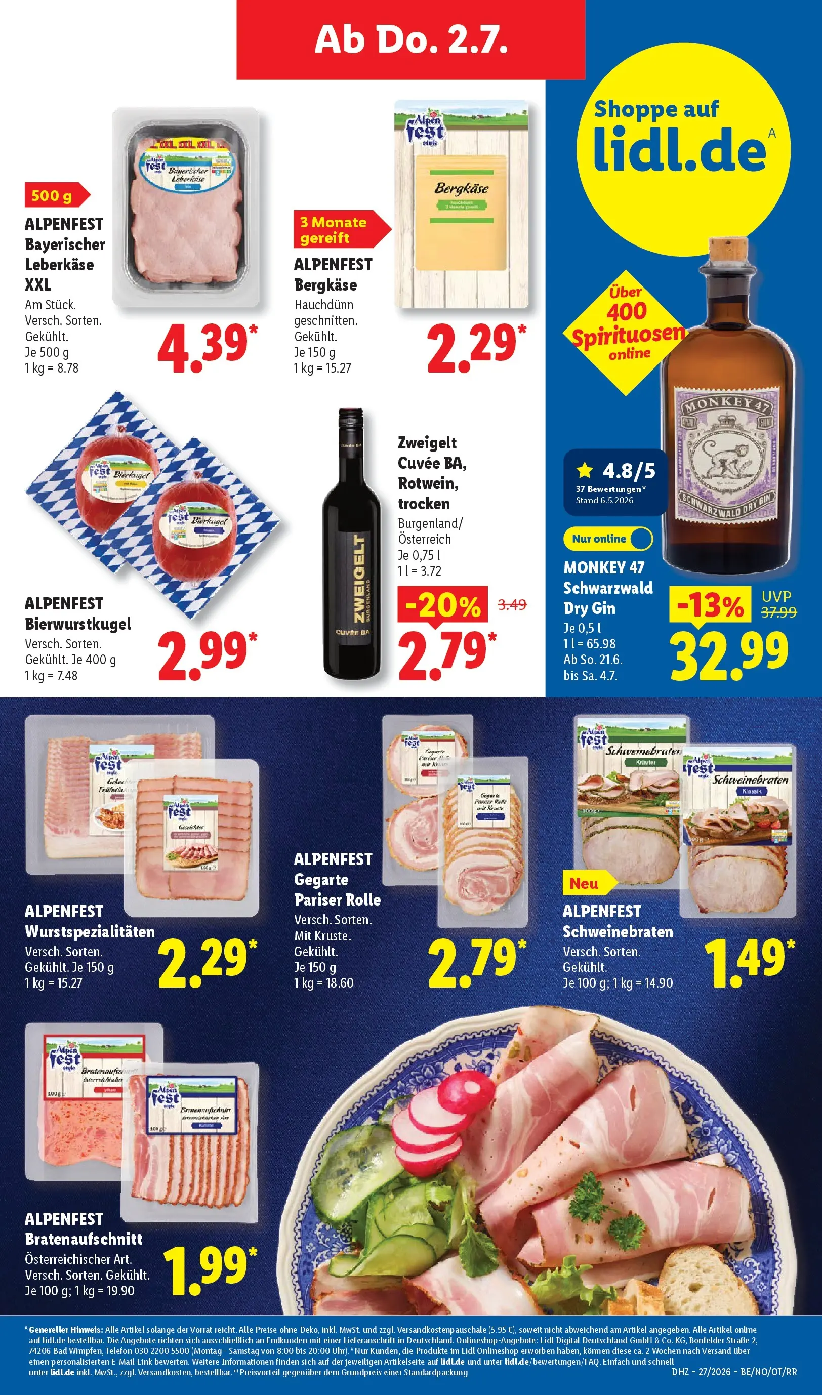 Lidl Prospekt Zülpich (ab 28.06.2026) » Angebote online | Seite: 59 Lidl Prospekt Zülpich (ab 28.06.2026) zum Blättern » Angebote | Seite: 59