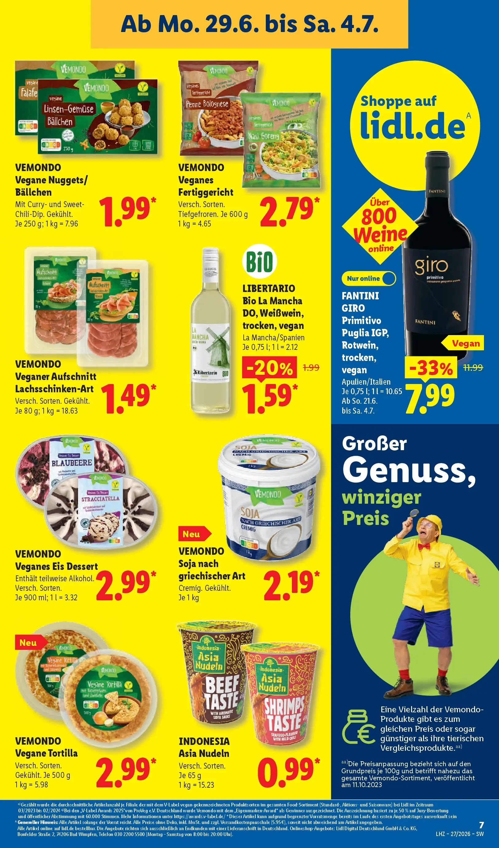 Lidl Prospekt Weikersheim (ab 28.06.2026) ยป Angebote online | Seite: 27 Lidl Prospekt Weikersheim (ab 28.06.2026) zum Blรคttern ยป Angebote | Seite: 27