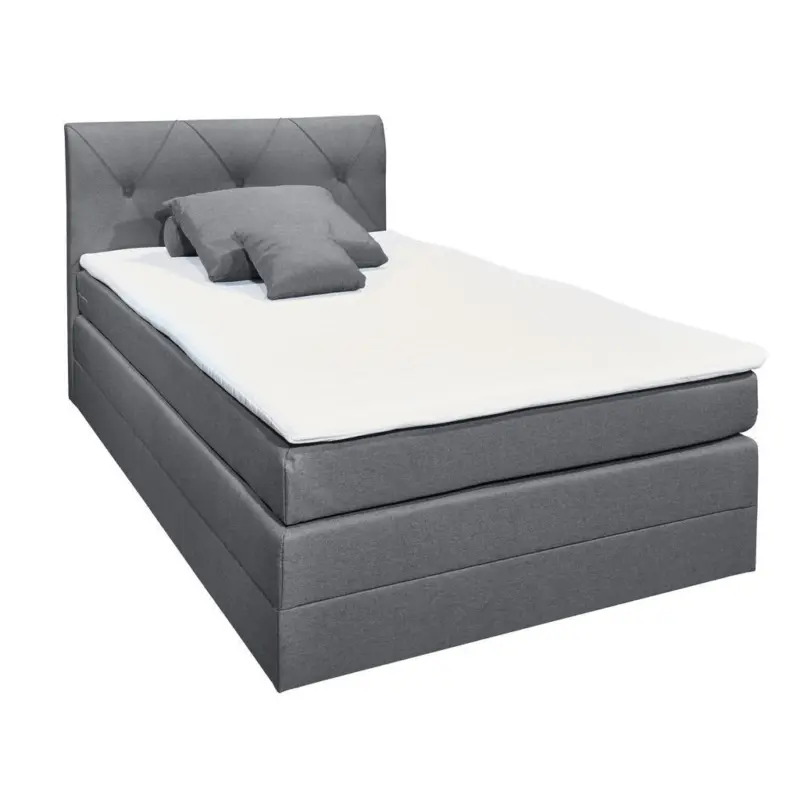 Boxspringbett 120/200 cm in Anthrazit
