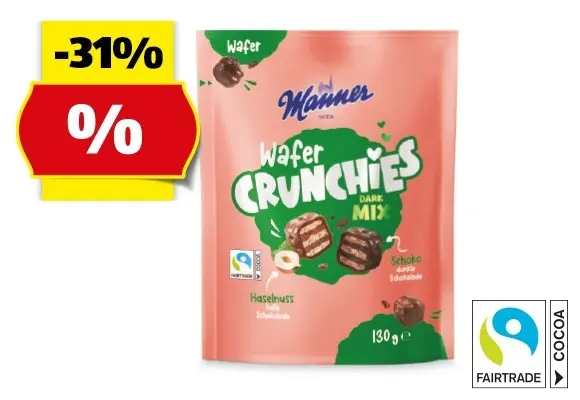 MANNER Chrunchies Mix, 130 g