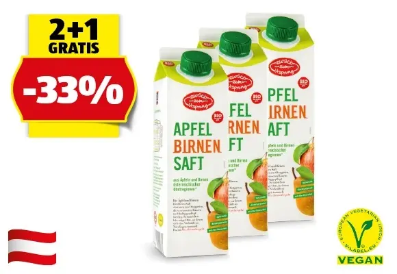 ZUR&Uuml;CK ZUM URSPRUNG Bio-Apfel Mischsaft, 1 l