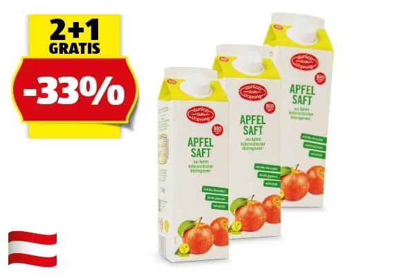 ZUR&Uuml;CK ZUM URSPRUNG Bio-Apfelsaft, 1 l