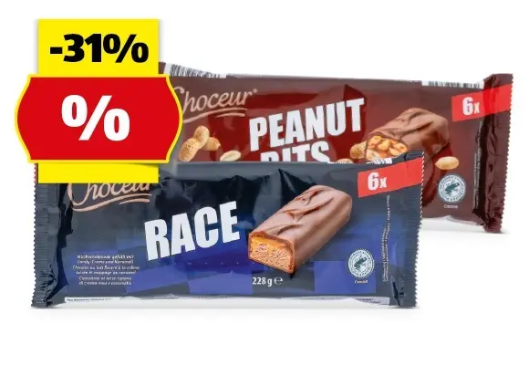CHOCEUR Big Bars, 228 g/210 g