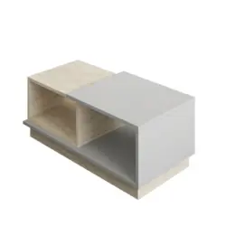 COUCHTISCH Concept Grau, Beige L: 90 cm